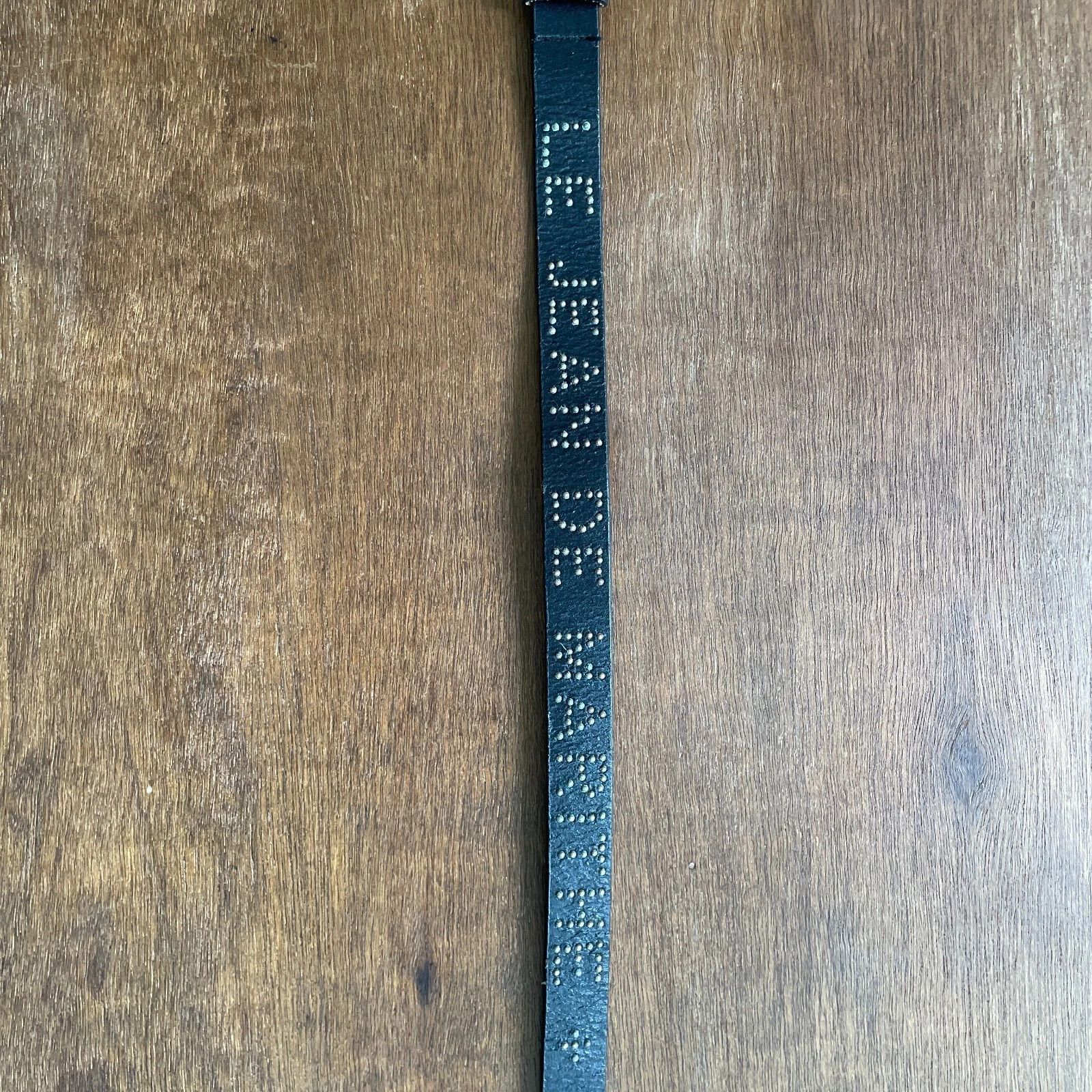 Marithe + Francois Girbaud Le Jean De MARITHE+FRANCOIS GIRBAUD 100% Leather Belt Size ONE SIZE - 4 Thumbnail