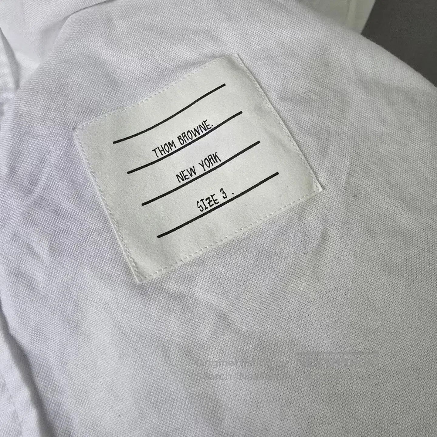 Thom Browne thom browne white cotton striped shirt. Size US M / EU 48-50 / 2 - 7 Thumbnail