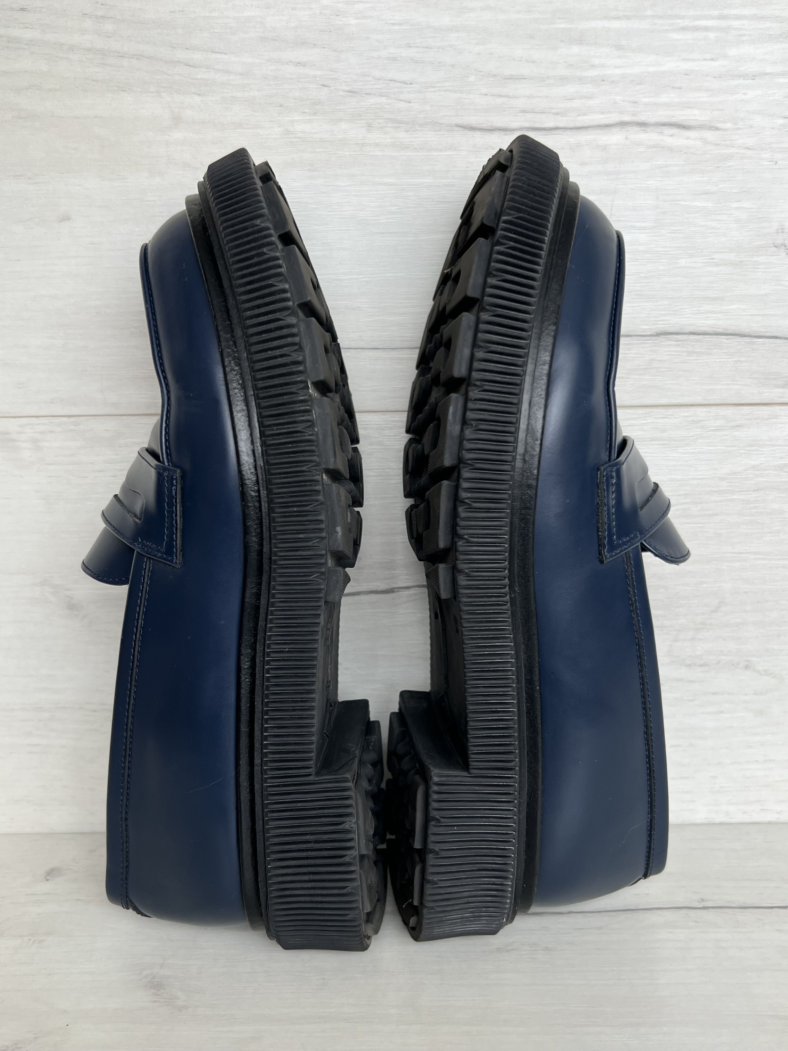 Adieu Paris ICON ADIEU PARIS TYPE 159 BRUSHED LEATHER LOAFERS NAVY Size US 8 / EU 41 - 5 Thumbnail