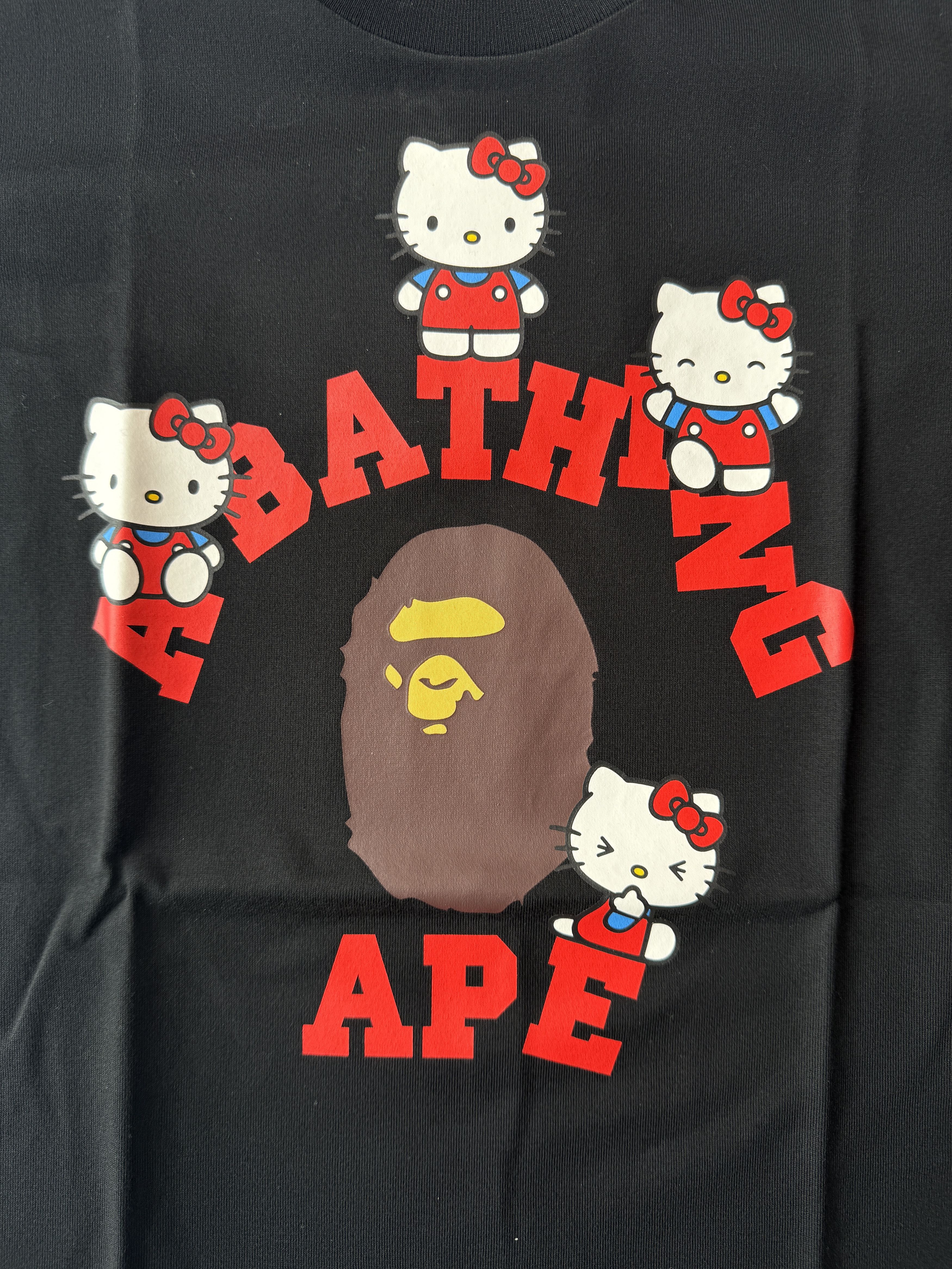 Bape BAPE X HELLO KITTY COLLEGE MINI TEE LADIES Size M / US 6-8 / IT 42-44 - 3 Thumbnail
