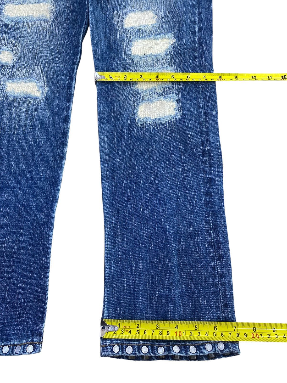 Cook Jeans Cook Jeans Brand Ripped Studs Style Straight Jeans Size US 29 - 8 Thumbnail