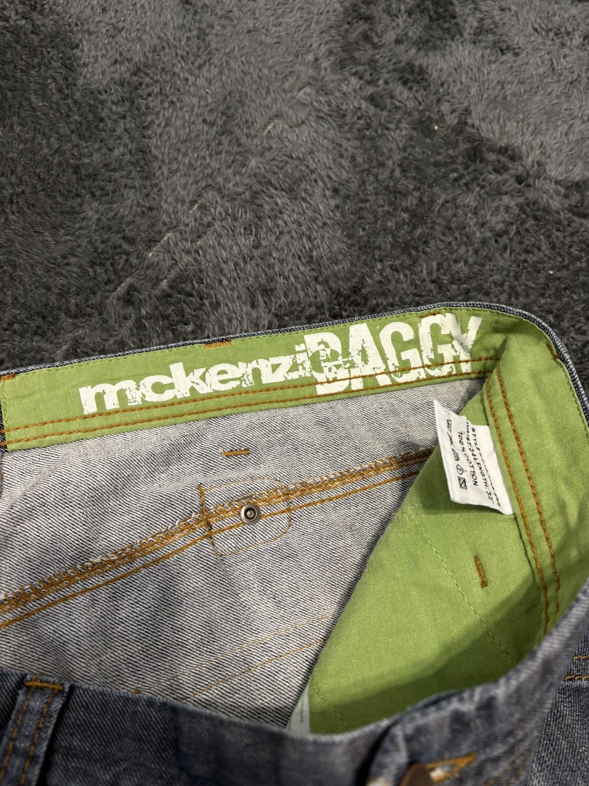 Japanese Brand Vintage 2000s Distressed Baggy Buckle Jeans Levis Style Size US 34 / EU 50 - 10 Thumbnail