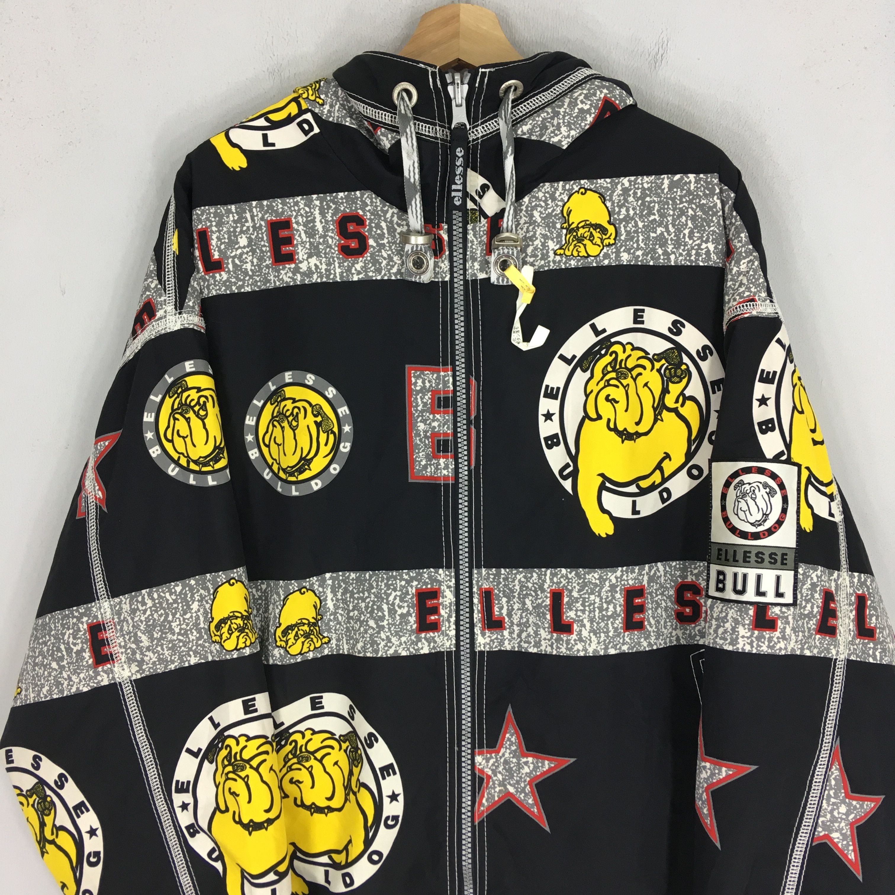 Ellesse Vintage 90s Ellesse Bulldog Ski Wear Reversible Jacket Size US XL / EU 56 / 4 - 5 Thumbnail