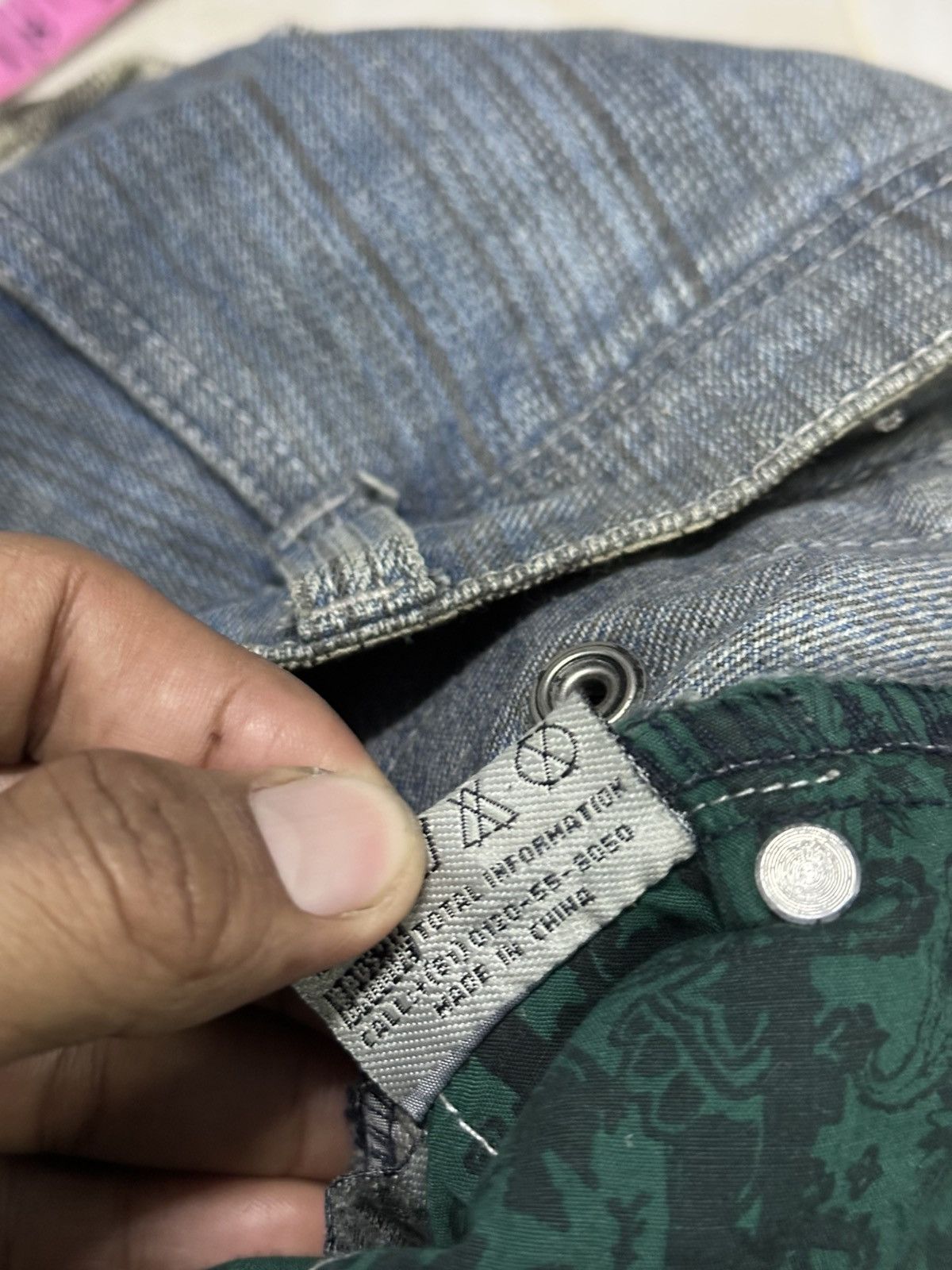 Kapital Blue Stripe Indigo Multipocket Baggy Denim Flip The scrips. Size US 36 / EU 52 - 13 Thumbnail