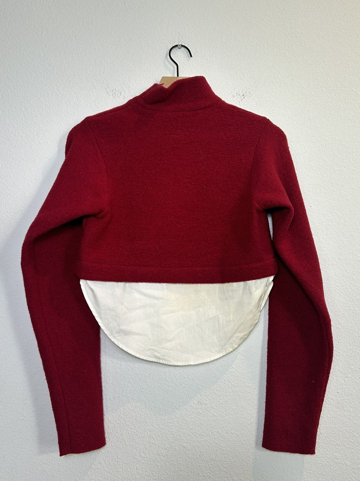 Jacquemus Fuzzy Hybrid Cropped Blouse Size XS / US 0-2 / IT 36-38 - 3 Thumbnail