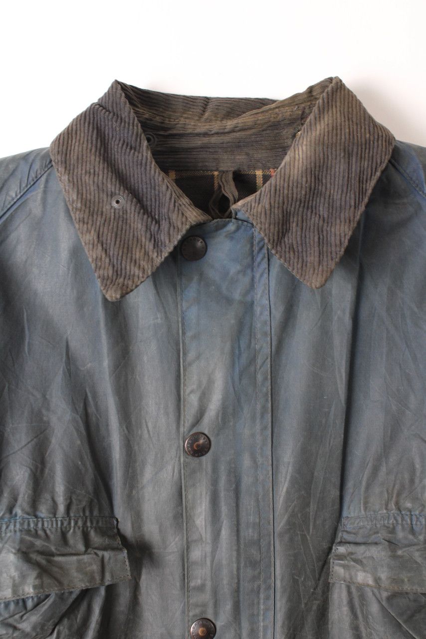 Barbour Barbour Bedale 4 Pockets Waxed Jacket Blue C44 Large XL Size US L / EU 52-54 / 3 - 2 Thumbnail