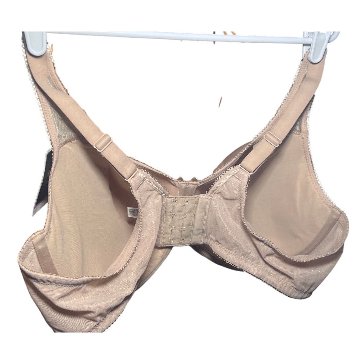 Other NWT WACOAL 853186 Beige Retro Chic Full Figure Underwire 44D Size ONE SIZE - 5 Thumbnail