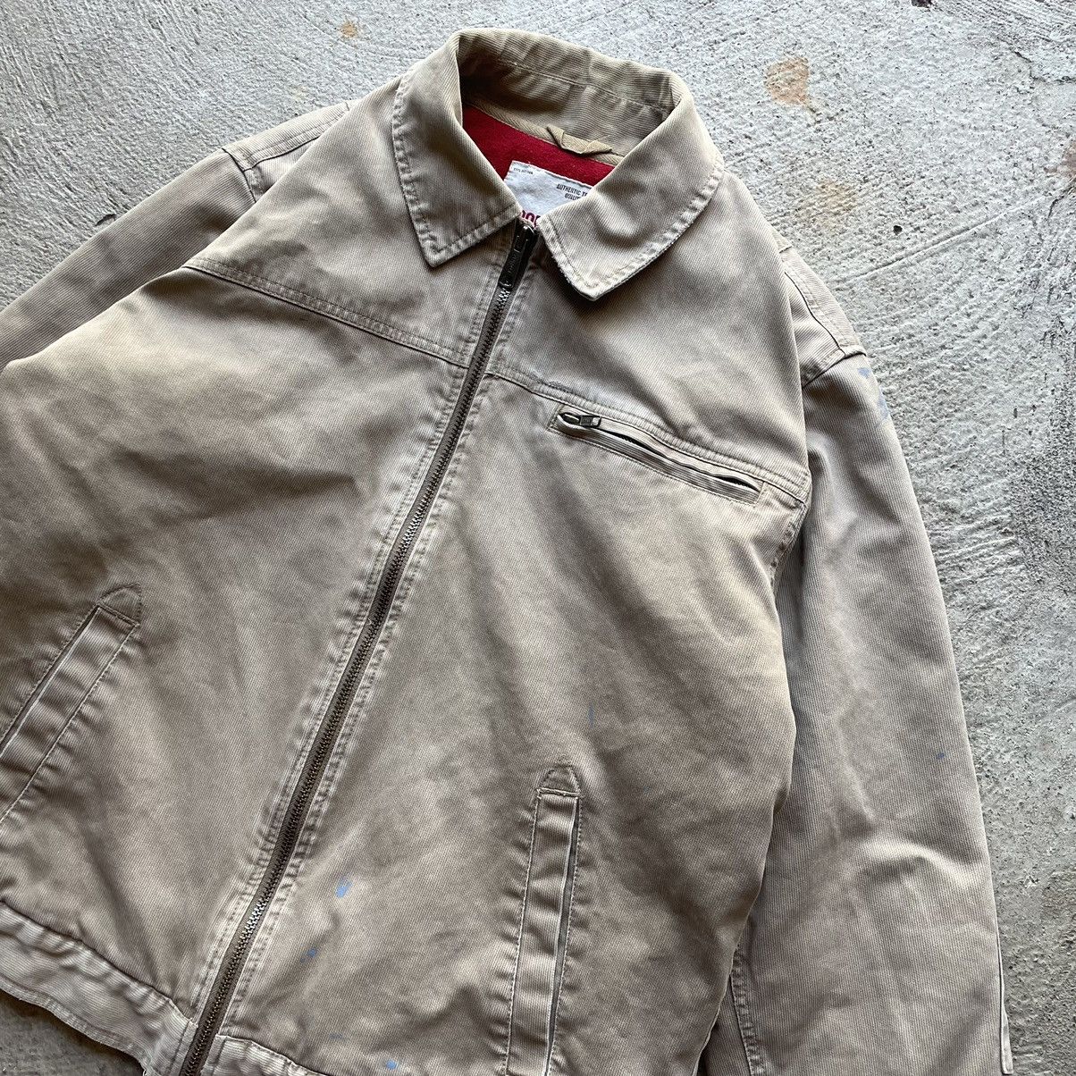 Vintage Vintage Sunfaded Detroit Work Jacket Paint splatter Size US L / EU 52-54 / 3 - 2 Thumbnail