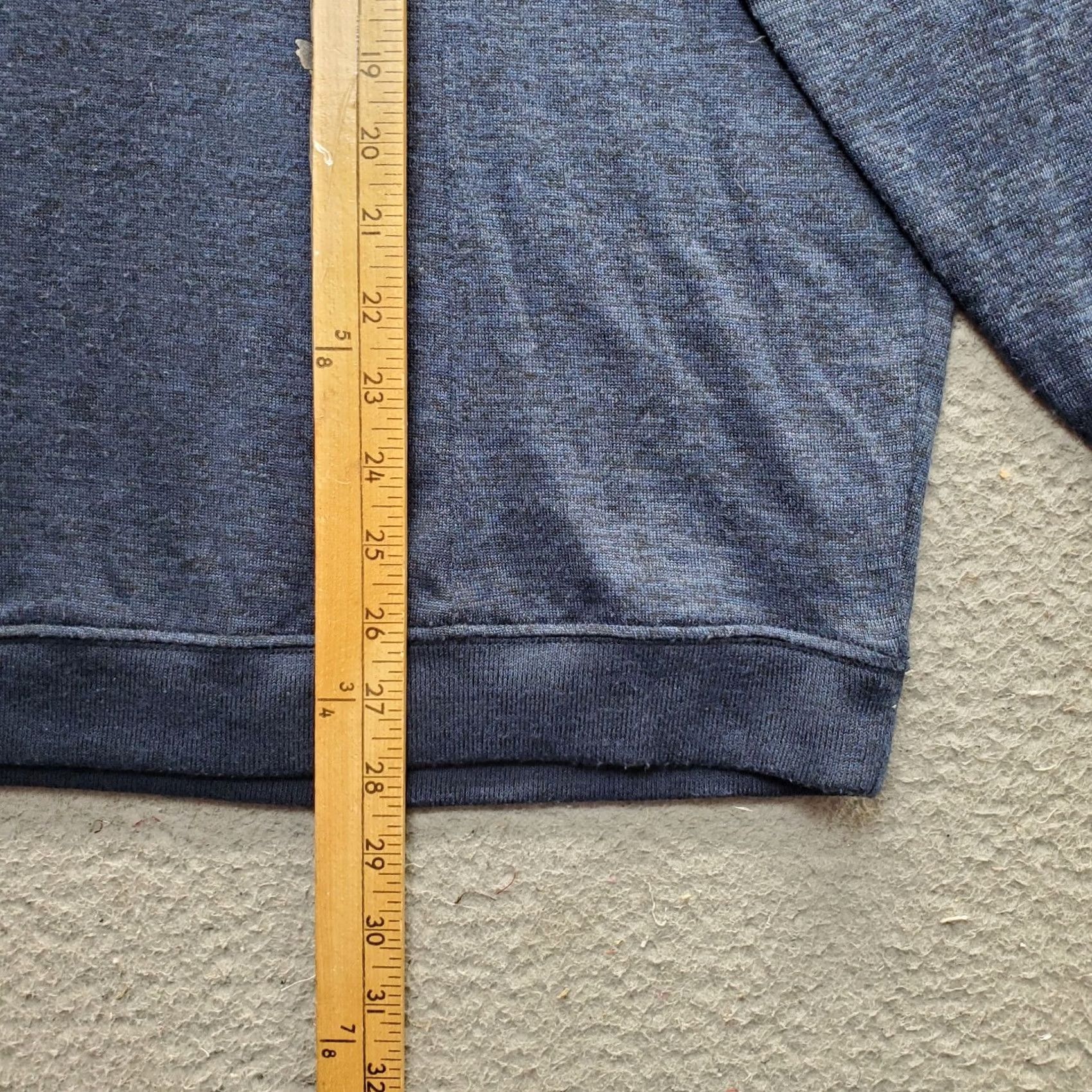 Van Heusen Van Heusen Polo Shirt Mens XL Navy Performance Long Sleeve Collared Popover Size US XL / EU 56 / 4 - 4 Thumbnail
