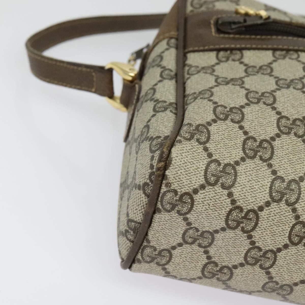 Gucci GUCCI GG Supreme Web Sherry Line Shoulder Bag Pvc Beige Size ONE SIZE - 10 Thumbnail