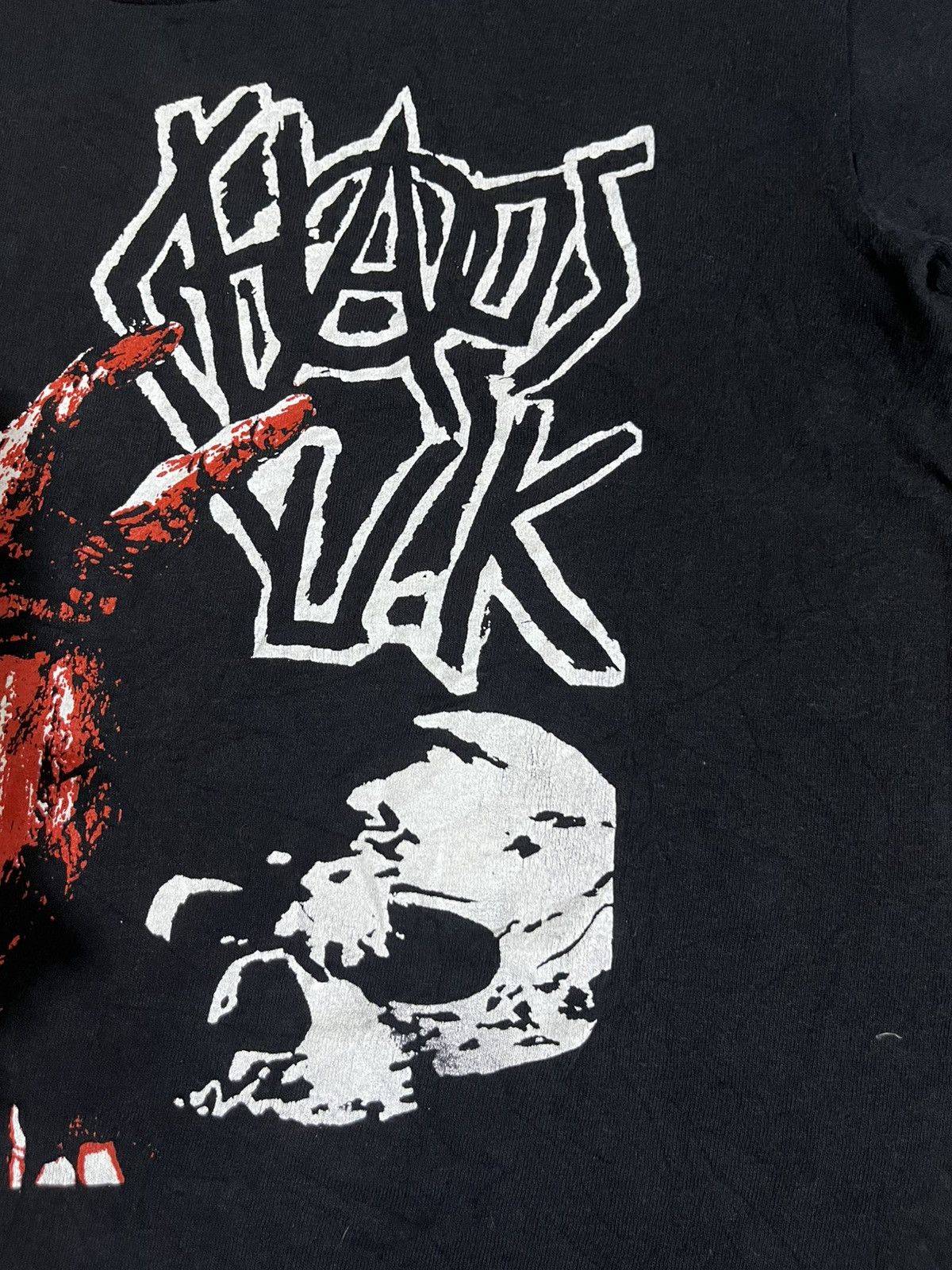 Band Tees × Metallica Very Rare CHAOS UK 80s Punk band Size US S / EU 44-46 / 1 - 5 Thumbnail