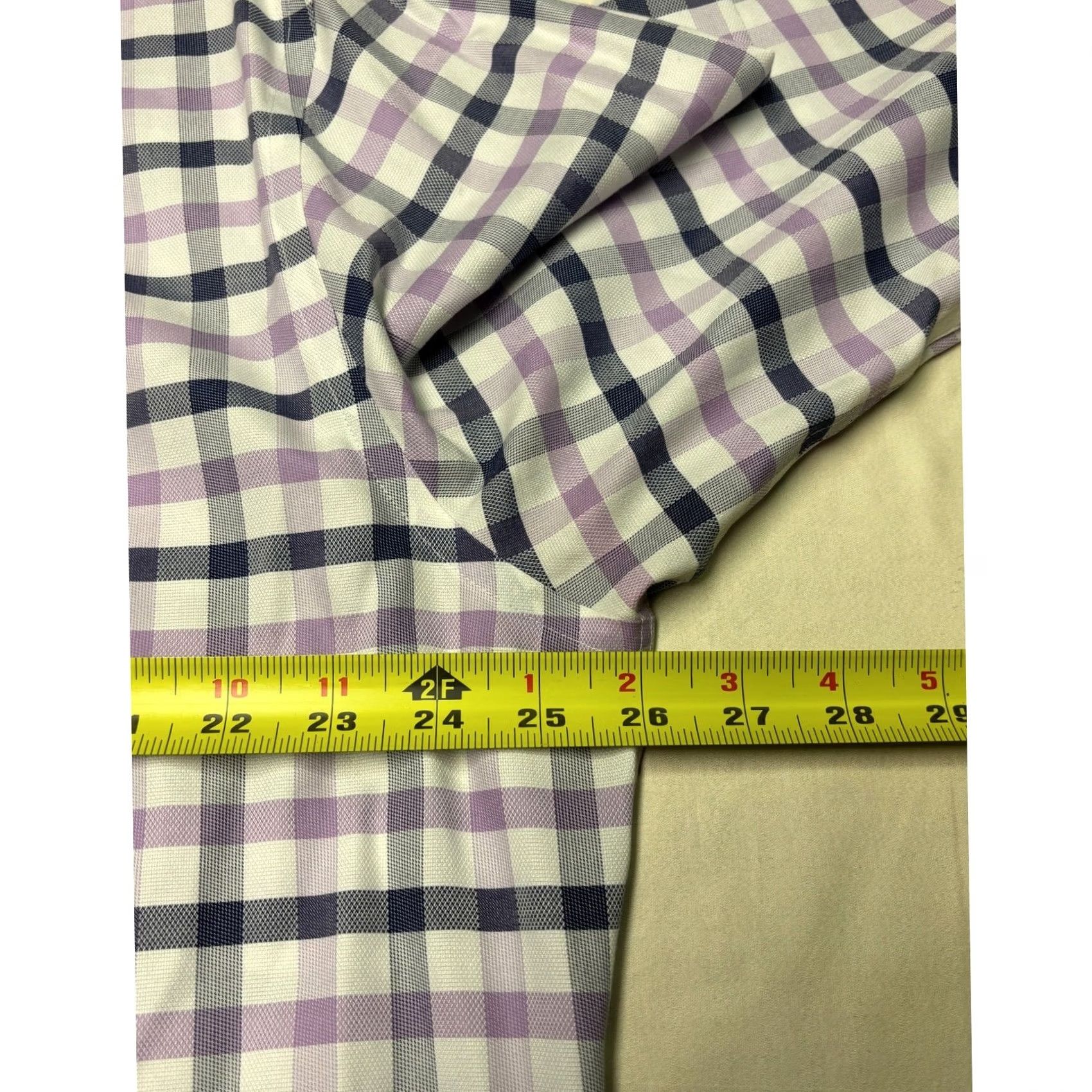 Brooks Brothers Brooks Brothers Regent Non-Iron Supima Cotton Shirt XL Purple Navy Check Mens XL Button-Up, Long Sleeve, Button-Down Collar Size US XL / EU 56 / 4 - 7 Thumbnail
