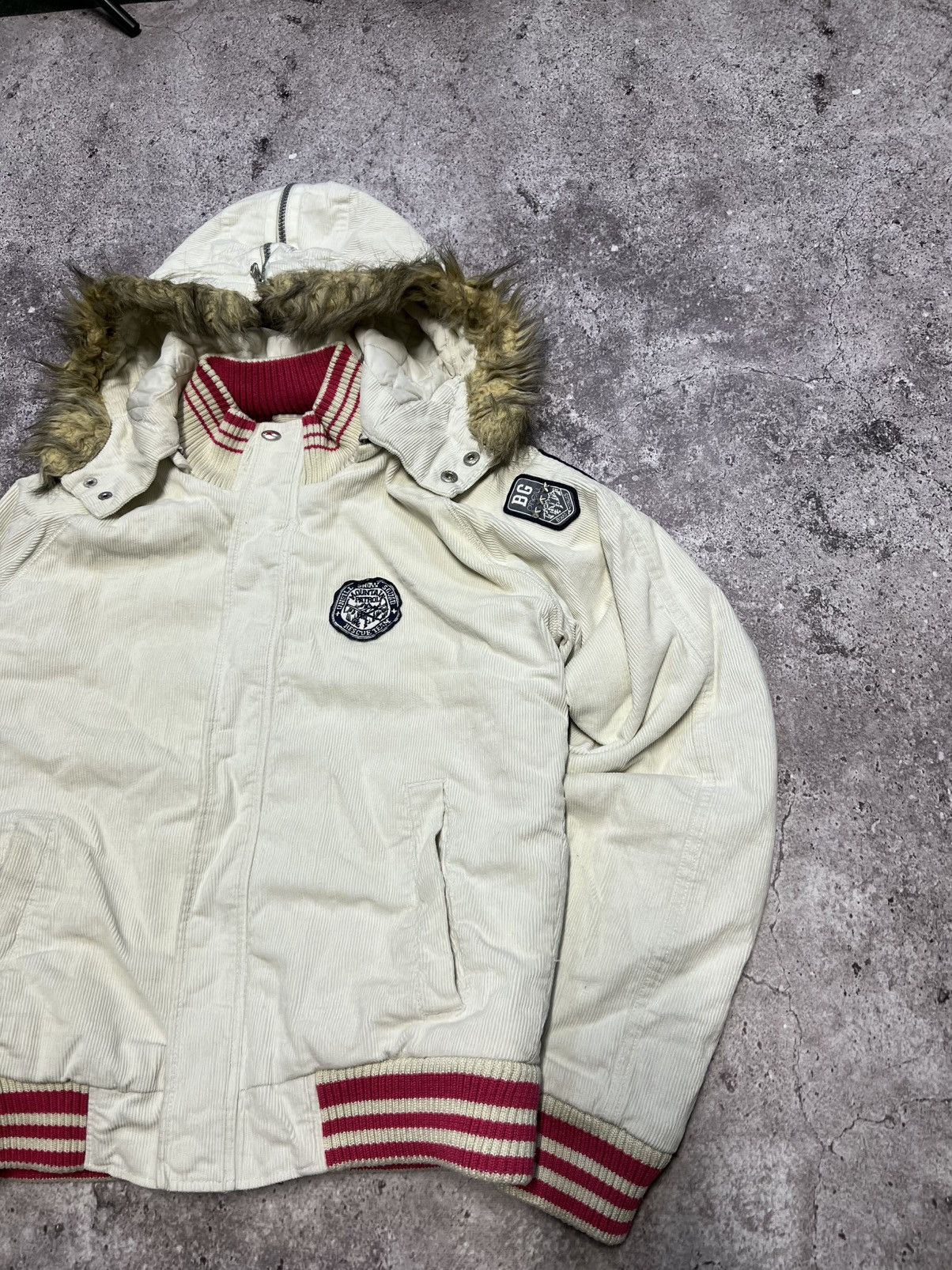 O'Neill Y2K Vintage Oneill Faux Fur Hoodie Jacket lgb if6was9 style Size M / US 6-8 / IT 42-44 - 3 Thumbnail