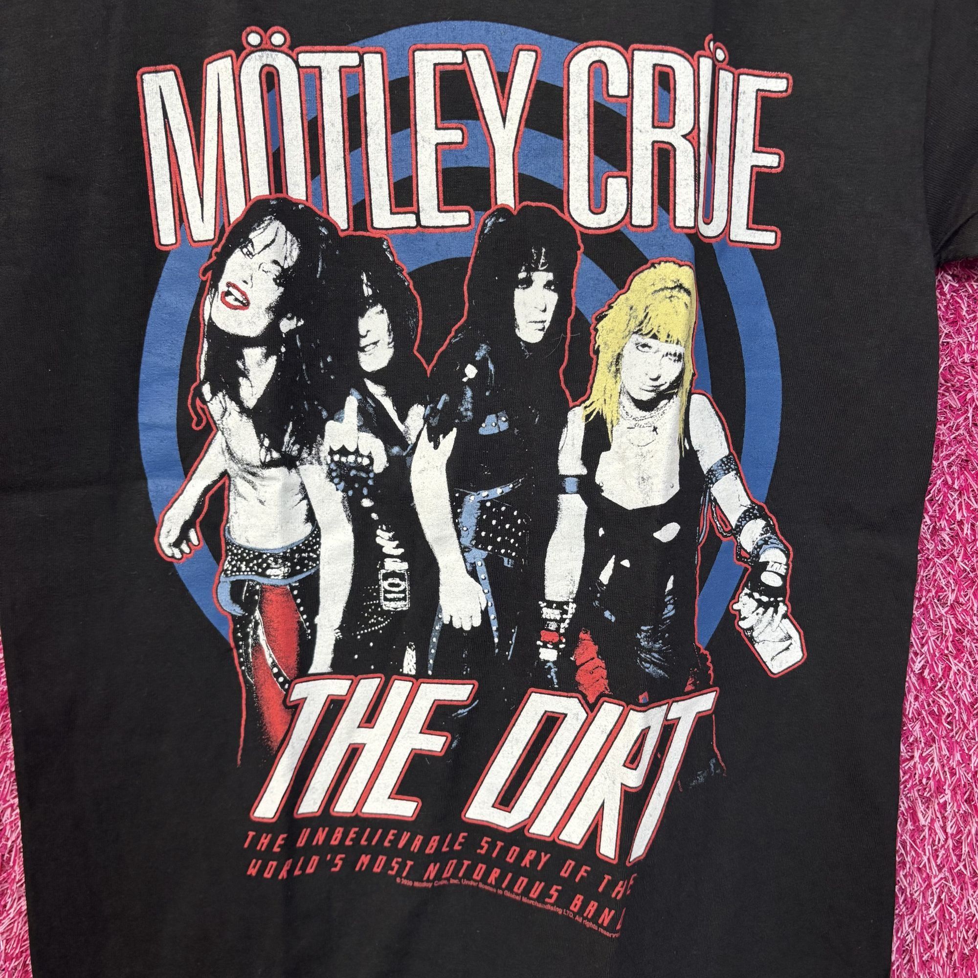 Band Tees Motley Crue "The Dirt" Black T-Shirt Small Size US S / EU 44-46 / 1 - 2 Thumbnail