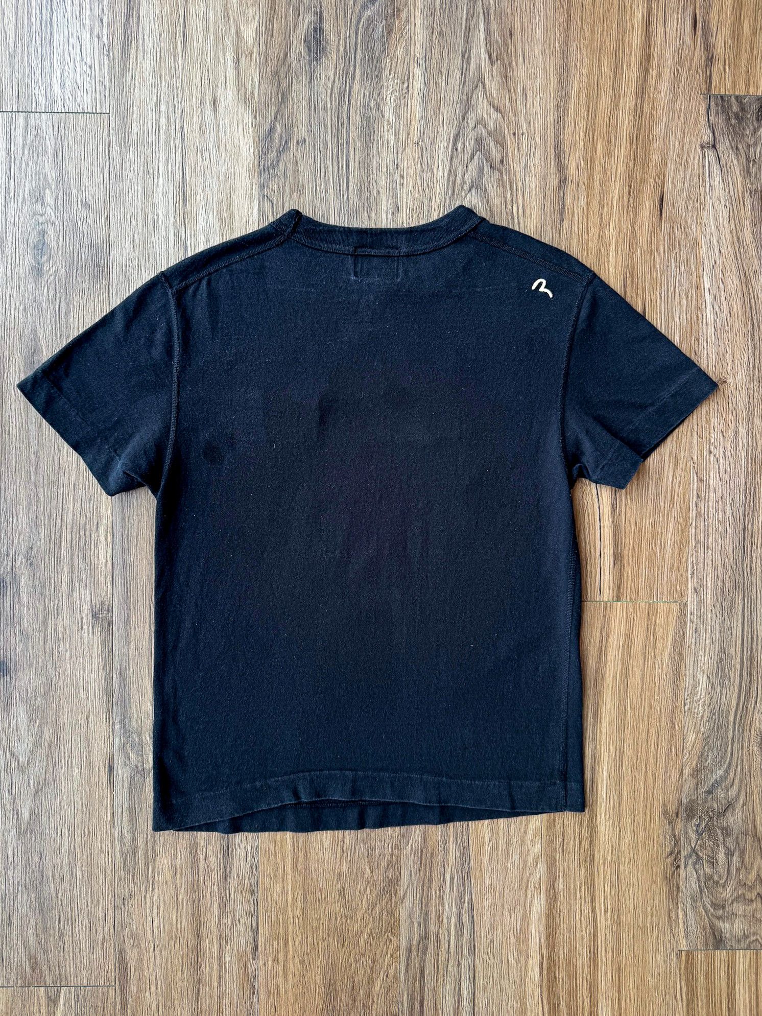Evisu Vintage Evisu Black Cotton T-Shirt Size US S / EU 44-46 / 1 - 3 Thumbnail