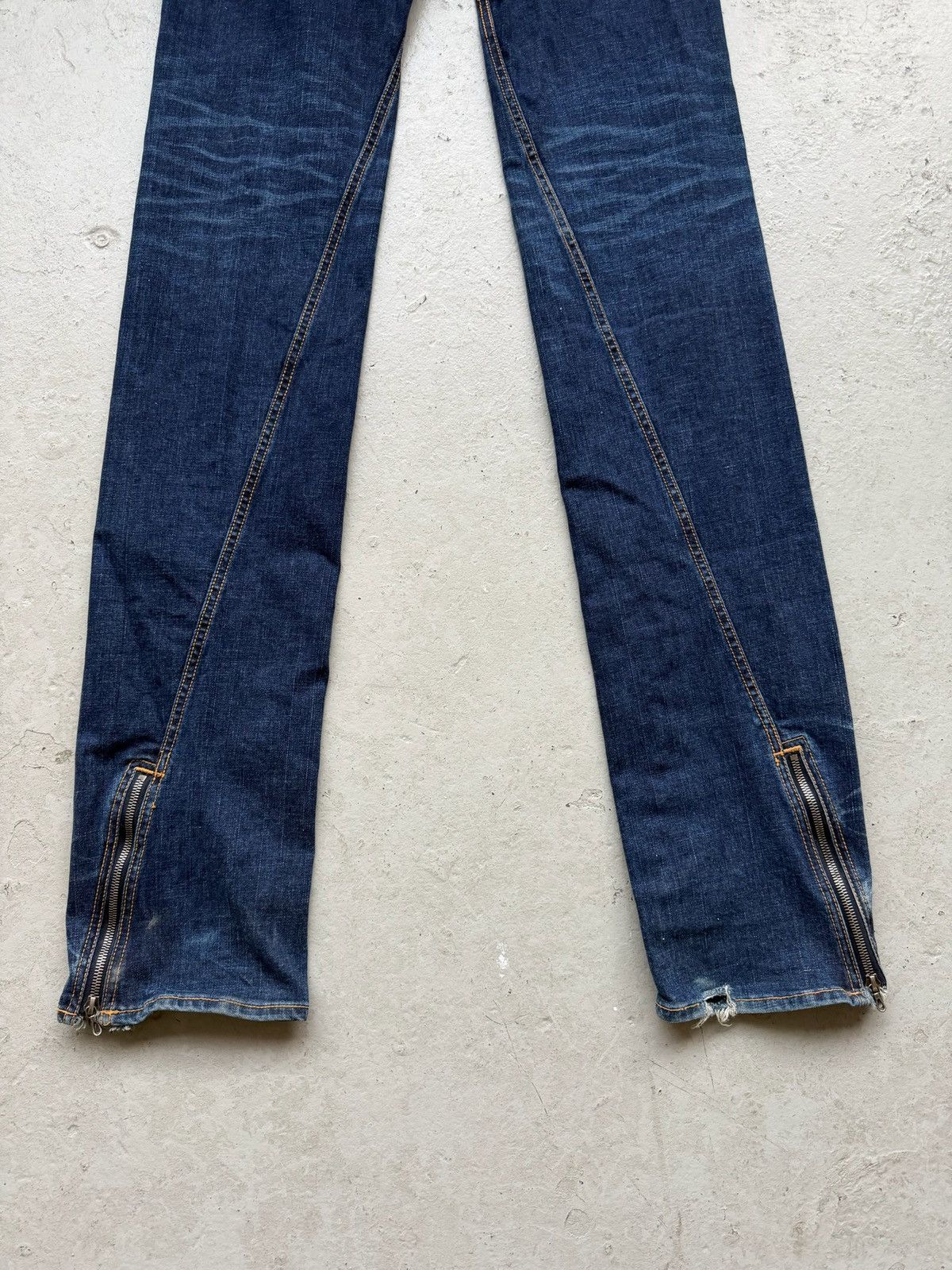 RIPVANWINKLE Rip Van Winkle Zipper Flare Denim Size US 32 / EU 48 - 3 Thumbnail