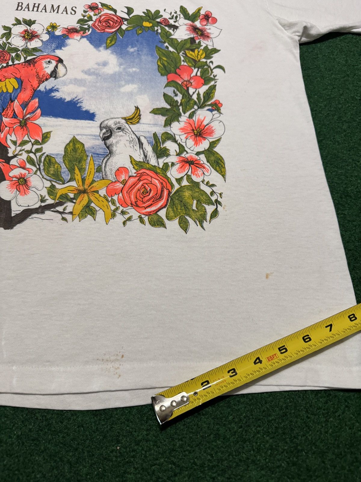 Vintage Bahamas Tropical Bird Vintage 90s Beach Large 21x27 T Shirt Size US L / EU 52-54 / 3 - 7 Thumbnail