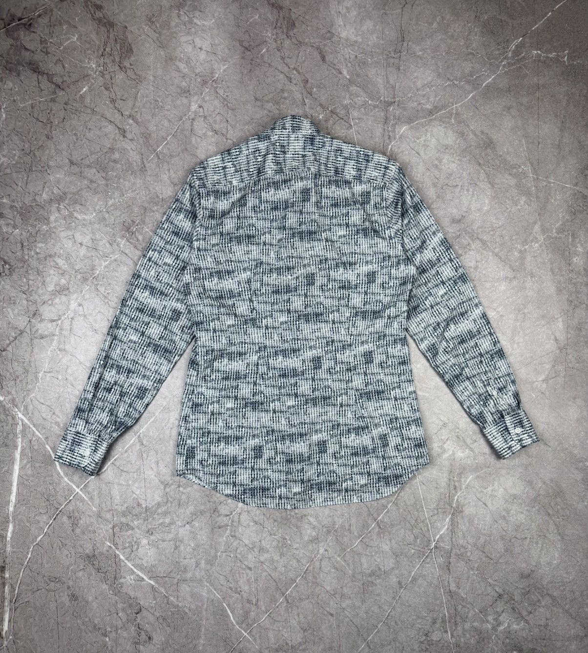 Prada Prada 2020 Abstract Micro-Dot Printed Shirt Size US M / EU 48-50 / 2 - 4 Thumbnail