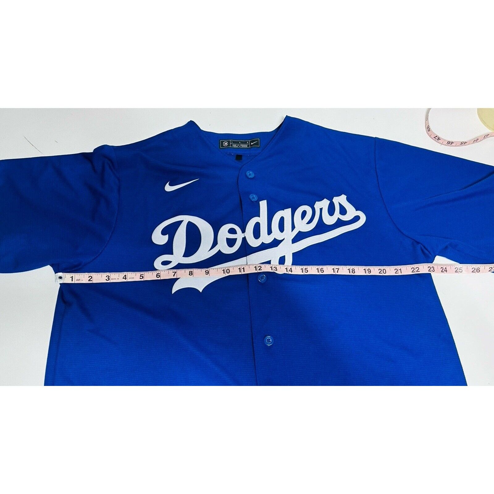 MLB Mookie Betts Los Angeles Dodgers Blue Mens Large Jersey Size US L / EU 52-54 / 3 - 11 Thumbnail