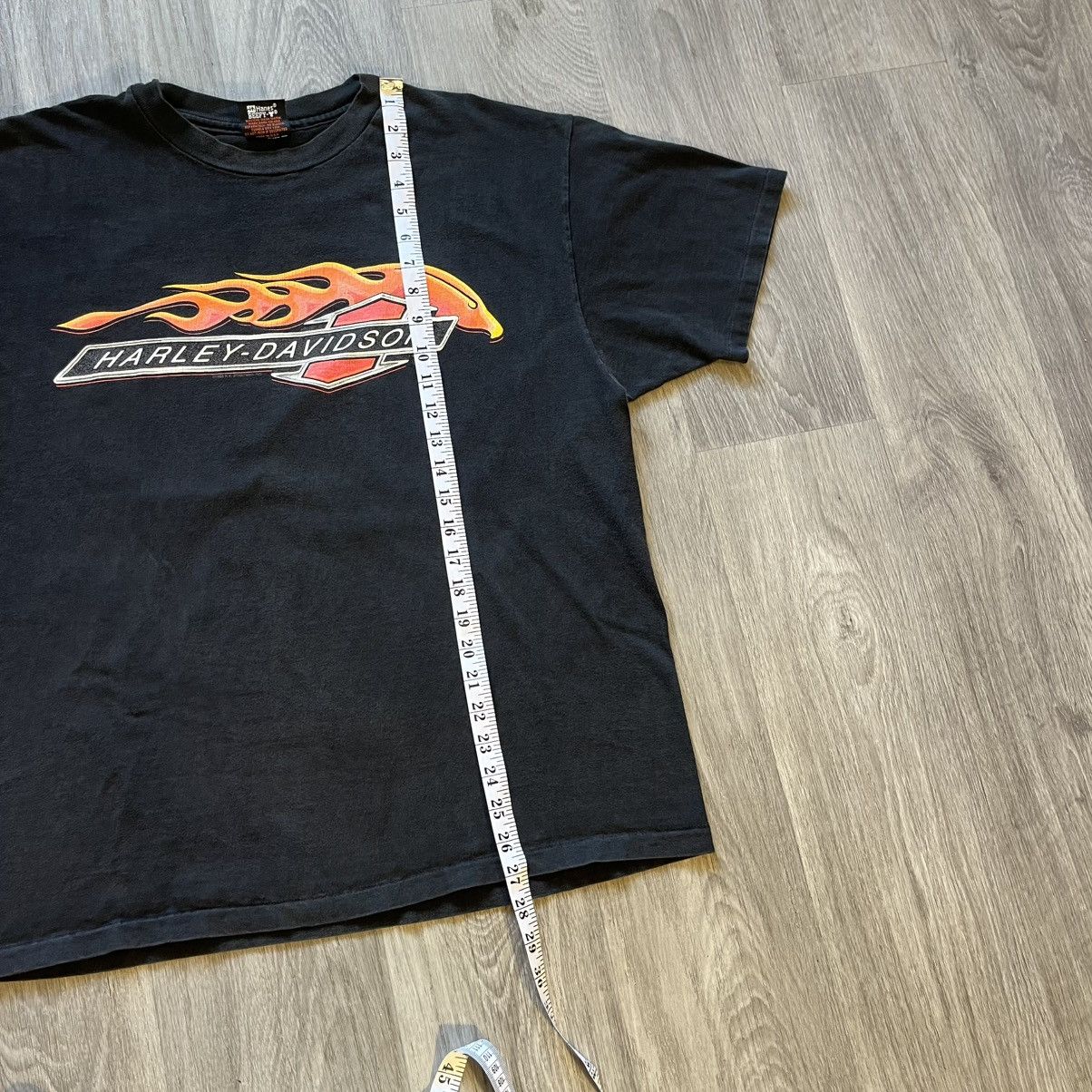 Harley Davidson Vintage 90s Harley Davidson Flames T Shirt XL Grunge ERD Size US XL / EU 56 / 4 - 4 Thumbnail