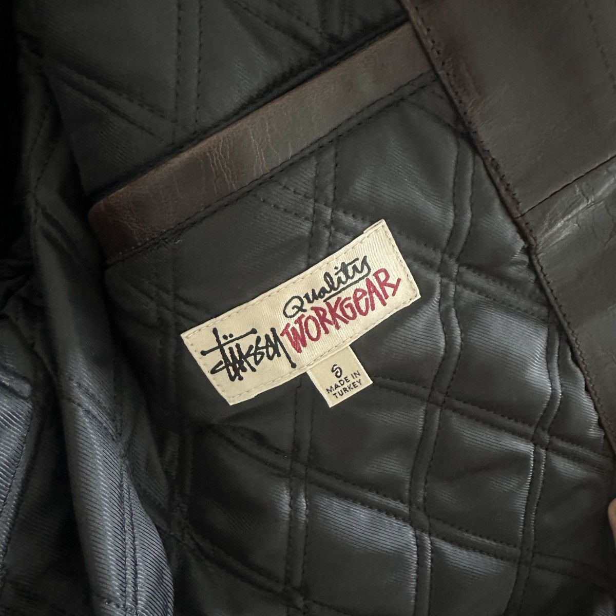 Stussy Stussy Leather Garage Jacket Size US S / EU 44-46 / 1 - 3 Thumbnail
