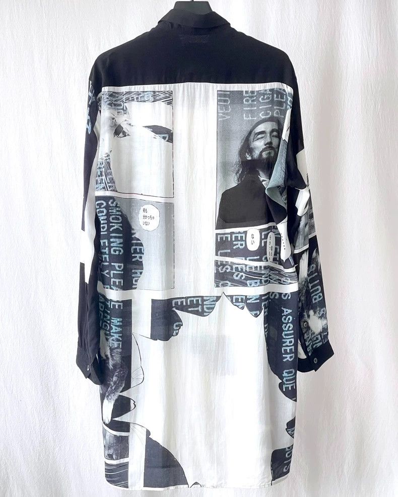 Yohji Yamamoto yohji yamamotoPrinted gown shirt 2503-Nextarrow Size US L / EU 52-54 / 3 - 7 Thumbnail