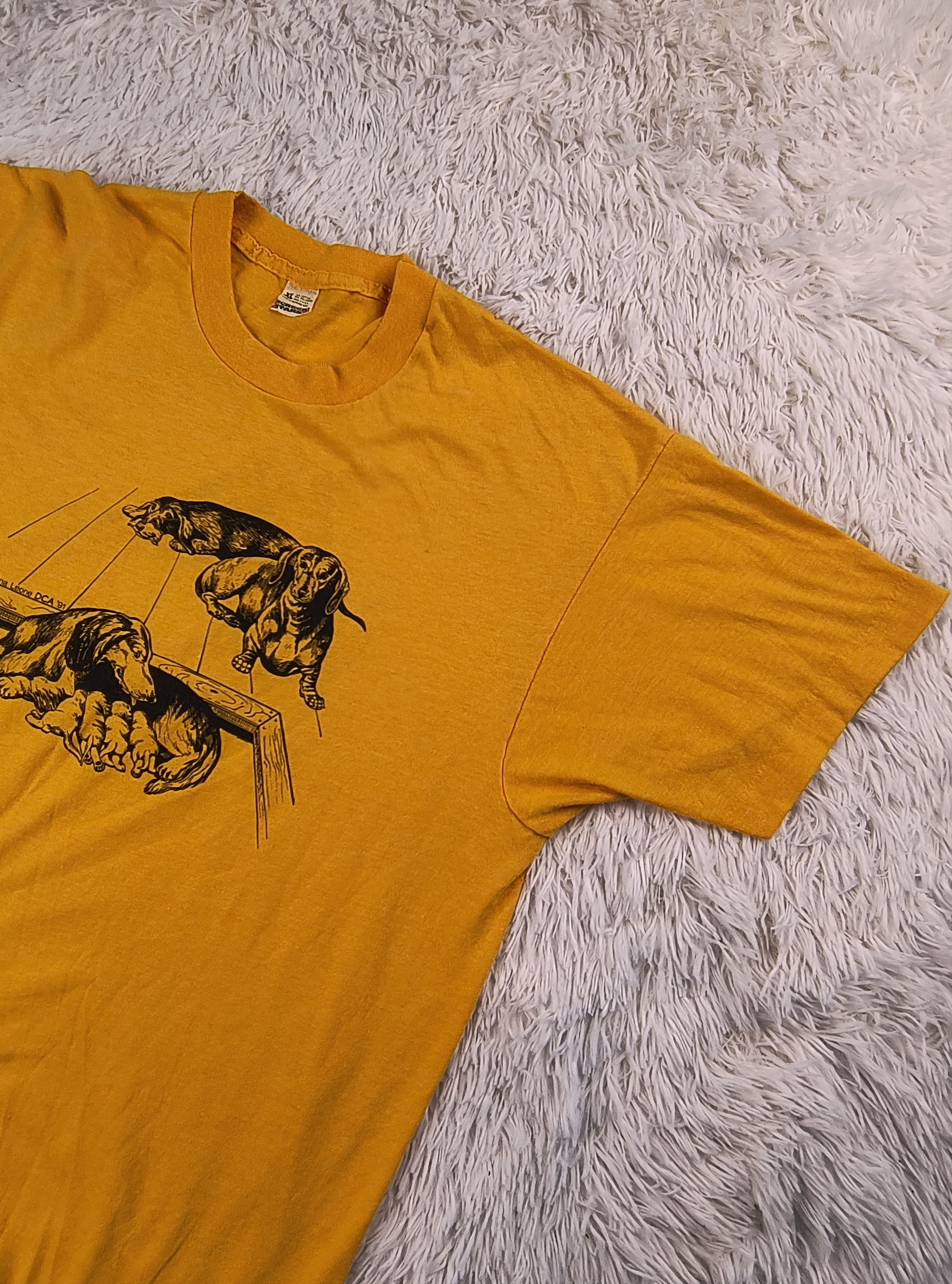 Other Vintage Gina Leone dachshund 1991 tee Size XL / US 12-14 / IT 48-50 - 3 Thumbnail
