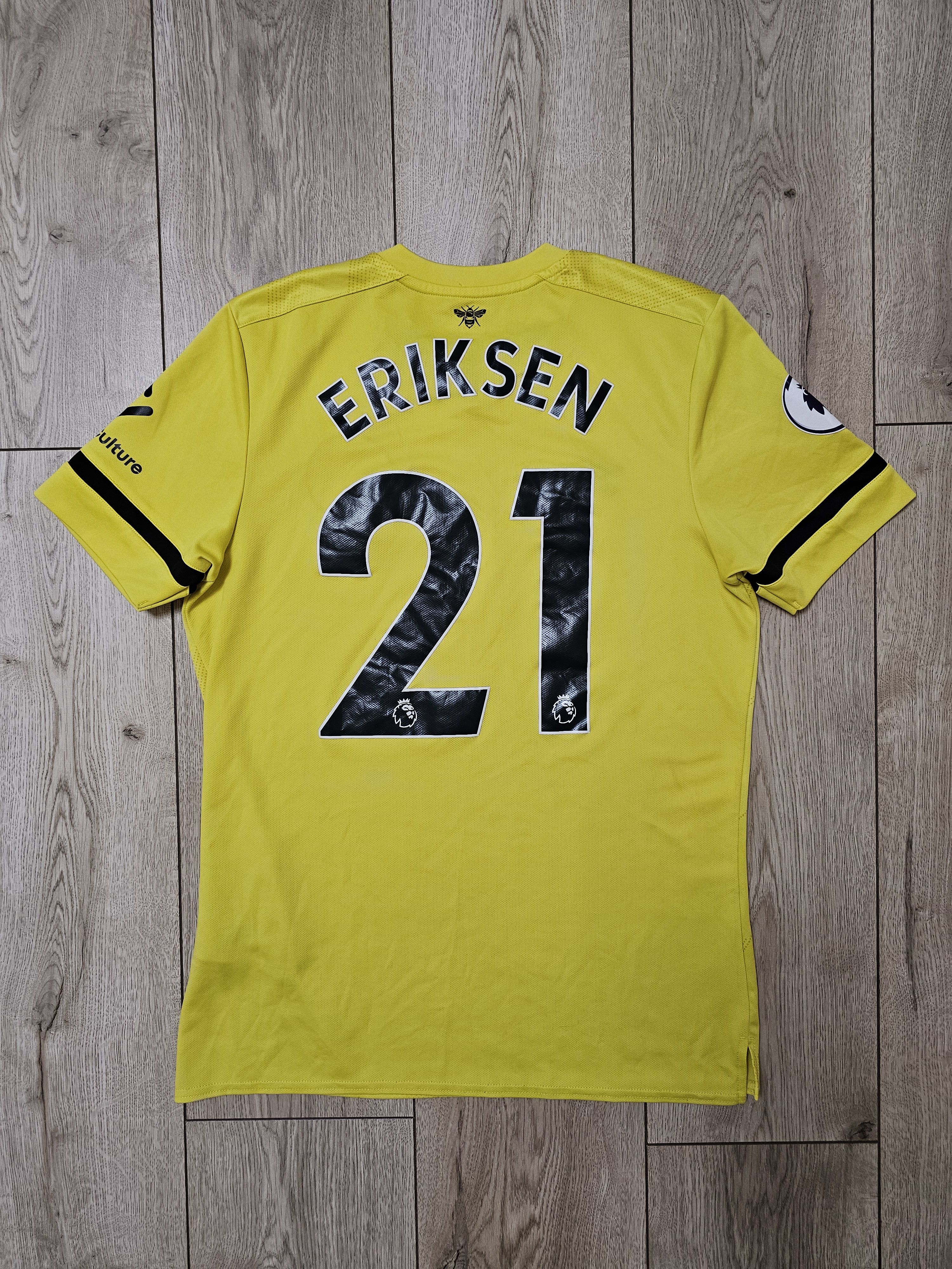 Umbro BRENTFORD 2021 2022 ERIKSEN AWAY FOOTBALL SOCCER JERSEY Size US M / EU 48-50 / 2 - 1 Thumbnail