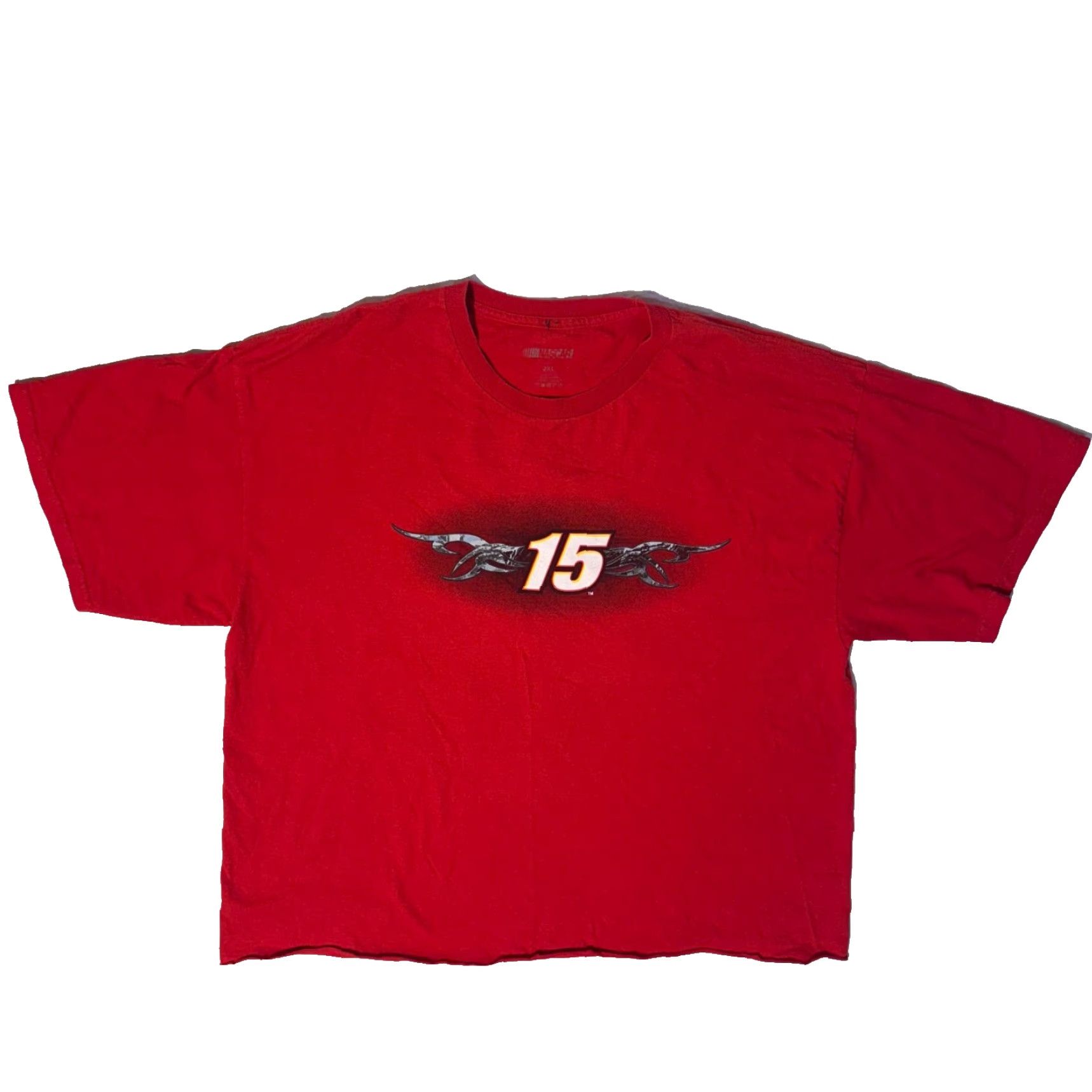 NASCAR nascar Clint Bowyer 2014 Racing T-Shirt Red 2XL Short Sleeve Crew Neck Logo Men Shirt Size US XXL / EU 58 / 5 - 2 Thumbnail