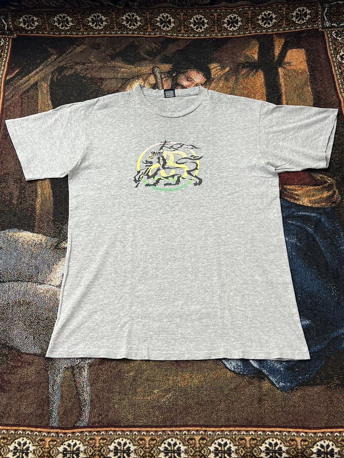 Stussy 90s Stussy Rasta Lion Tee Size US L / EU 52-54 / 3 - 2 Thumbnail