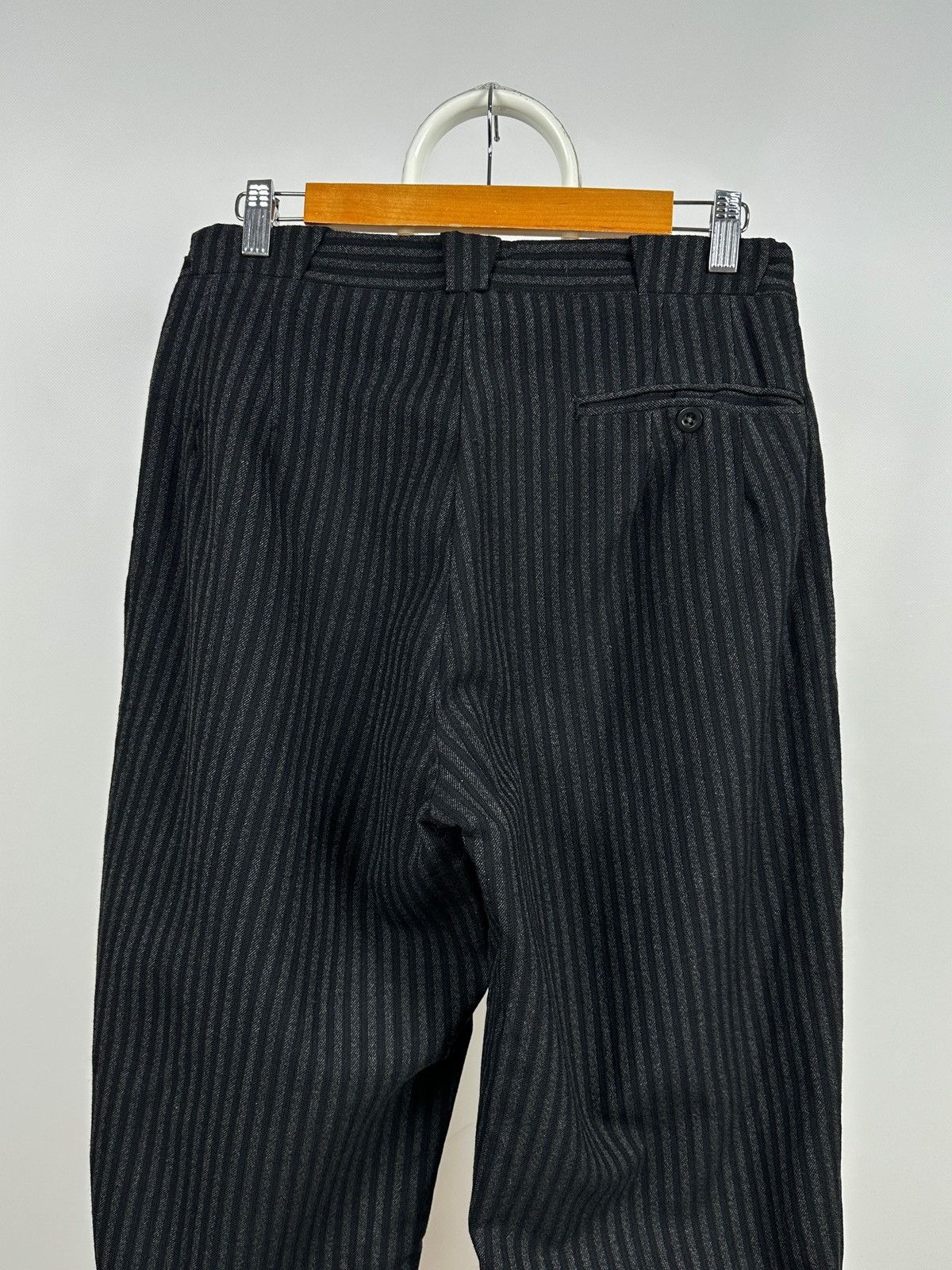 Vintage 1930-50s Antique European Work High Waist Wool Trousers Size US 30 / EU 46 - 11 Thumbnail