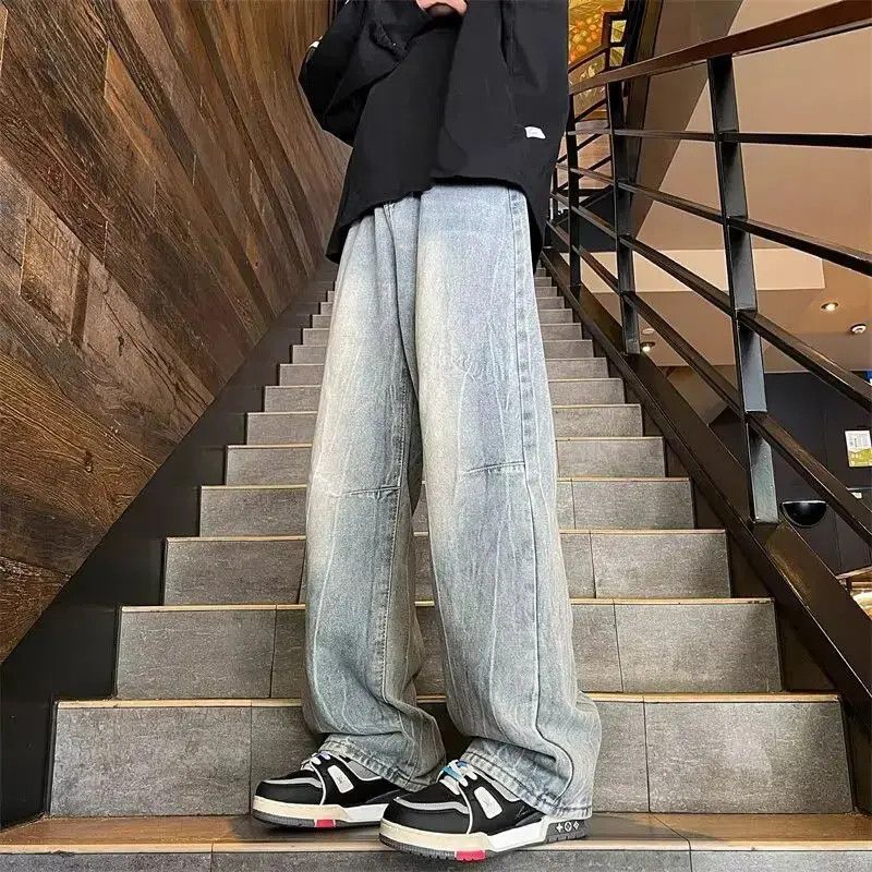 Japanese Brand Retro loose high street micro flared jeans Size US 32 / EU 48 - 2 Thumbnail