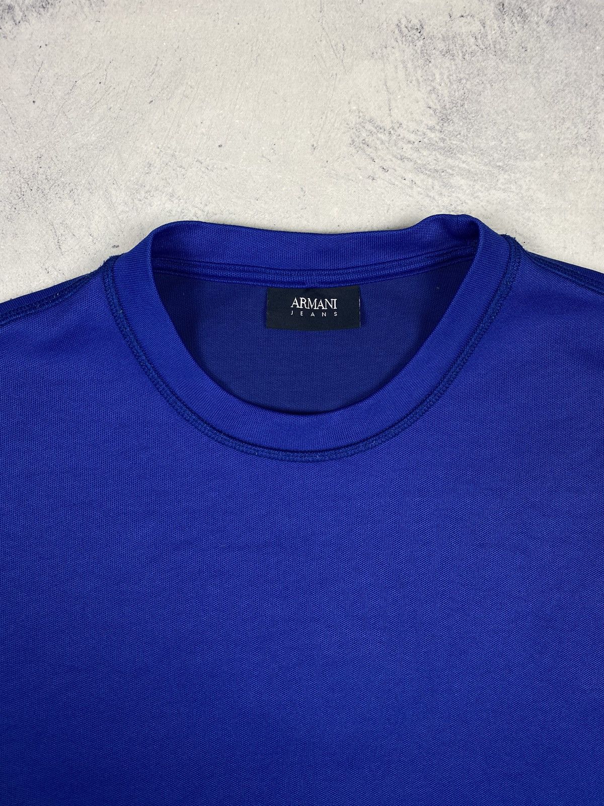 Armani × Emporio Armani Armani Jeans Big Logo Y2K Sweatshirt Sweater Size XXL Size US XXL / EU 58 / 5 - 7 Thumbnail