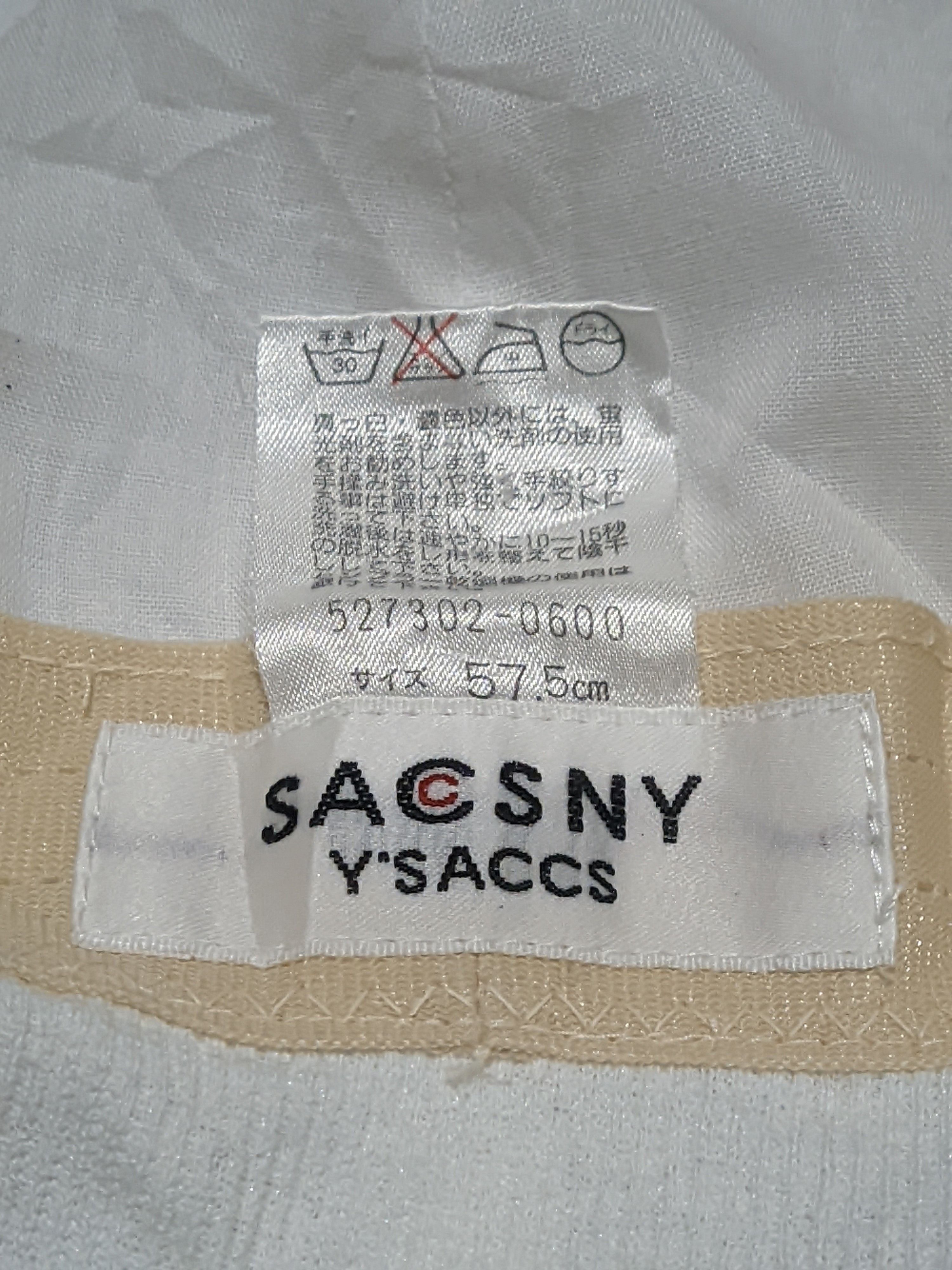 Yohji Yamamoto bucket Hat by the Japanese fashion brand SACSNY Y'SACCS. Size ONE SIZE - 6 Thumbnail