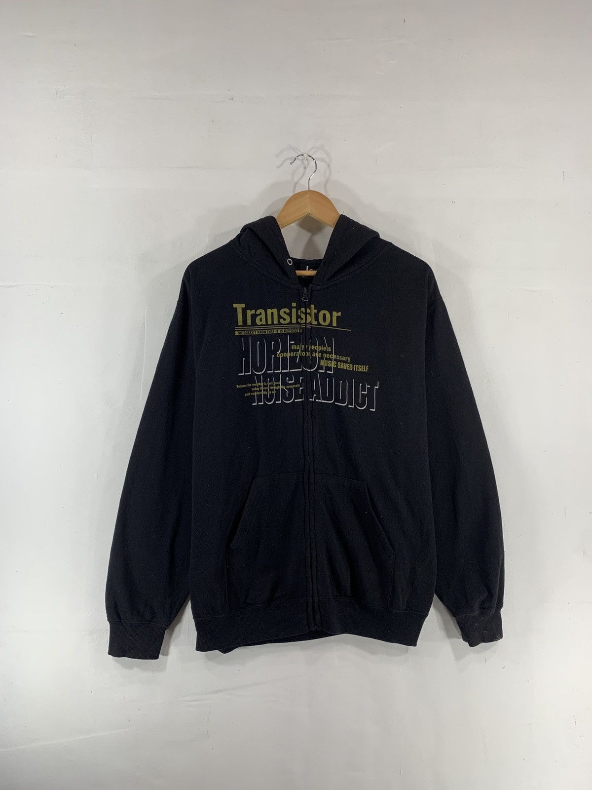Japanese Brand × Vintage Black Nc Style Hoodie Size US XL / EU 56 / 4 - 1 Thumbnail