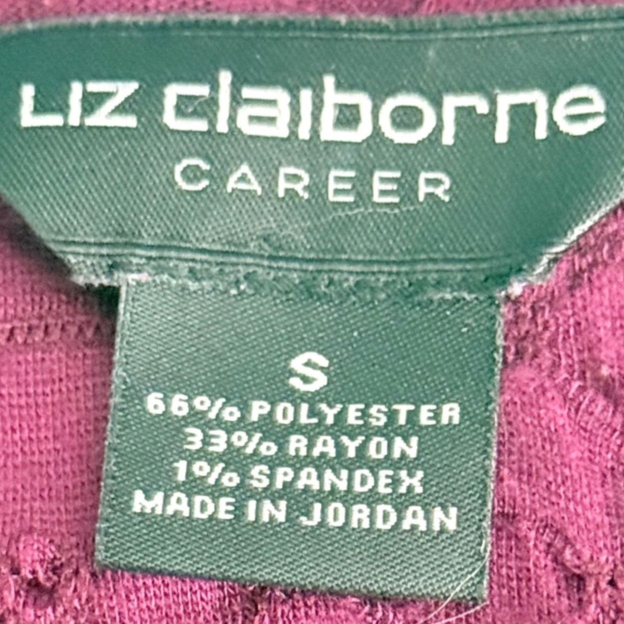 Liz Claiborne Liz Claiborne S Top Textured Popcorn Knit Scoop Neck Career Y2K 90s Whimsigoth Size S / US 4 / IT 40 - 5 Thumbnail