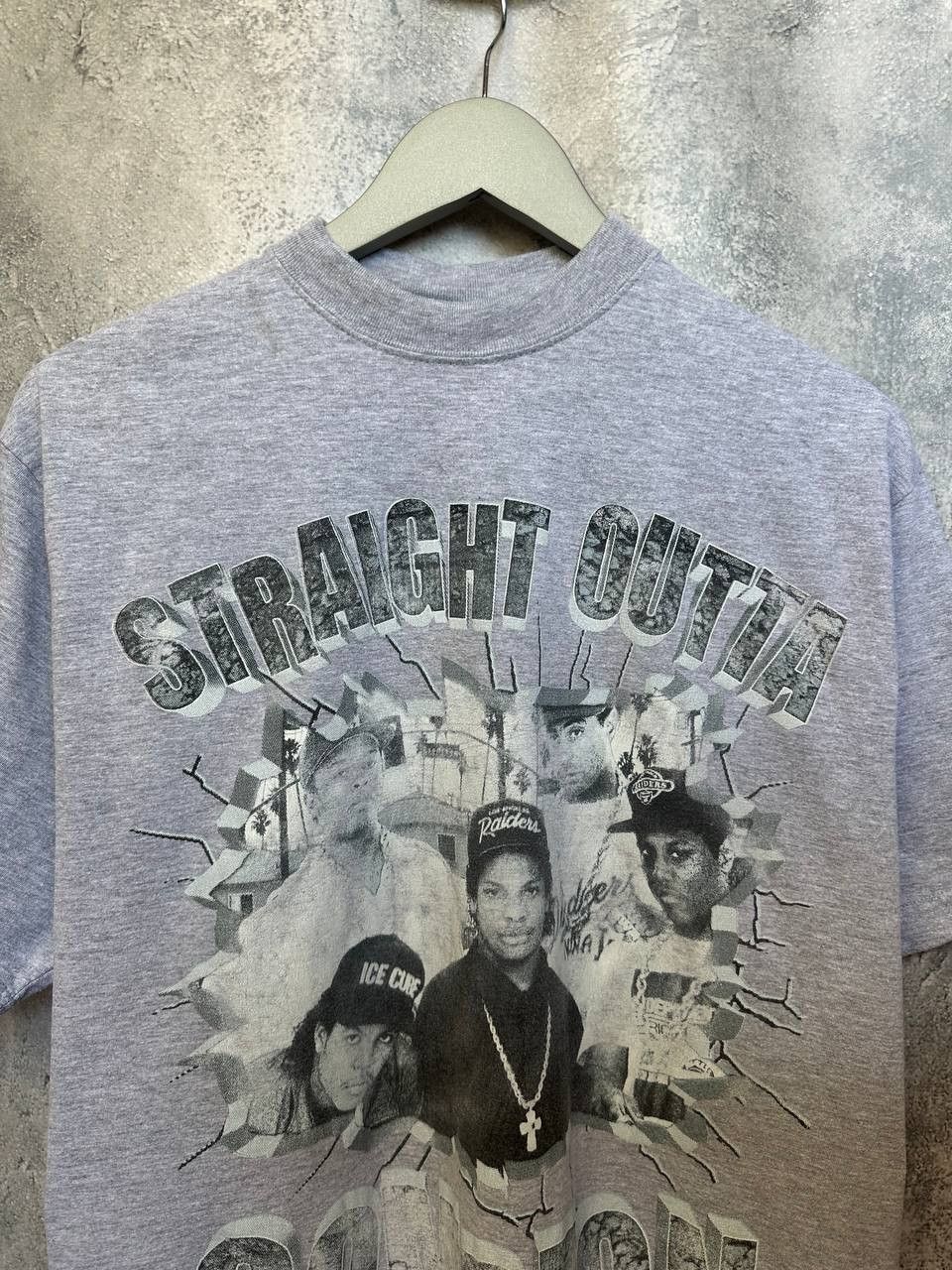 Rap Tees Vintage N.W.A Straight Outta Compton T-Shirt Mock Rap Tee Size US XL / EU 56 / 4 - 5 Thumbnail