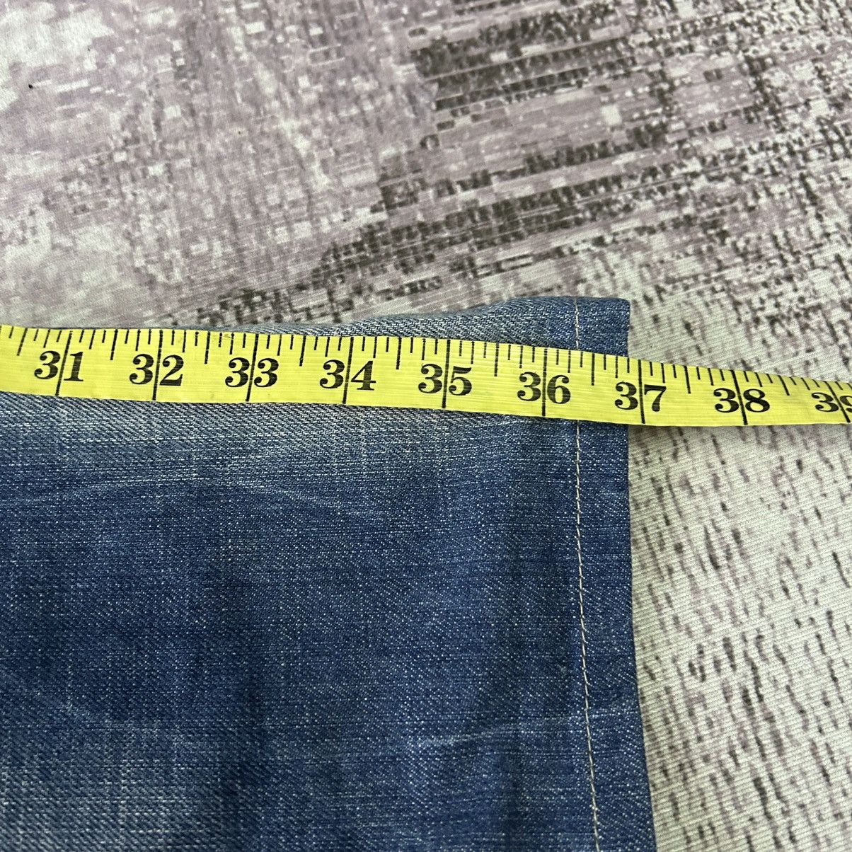 Ed Hardy Y2K Red Pepper Washed Flared Jeans Size 28" / US 6 / IT 42 - 22 Thumbnail