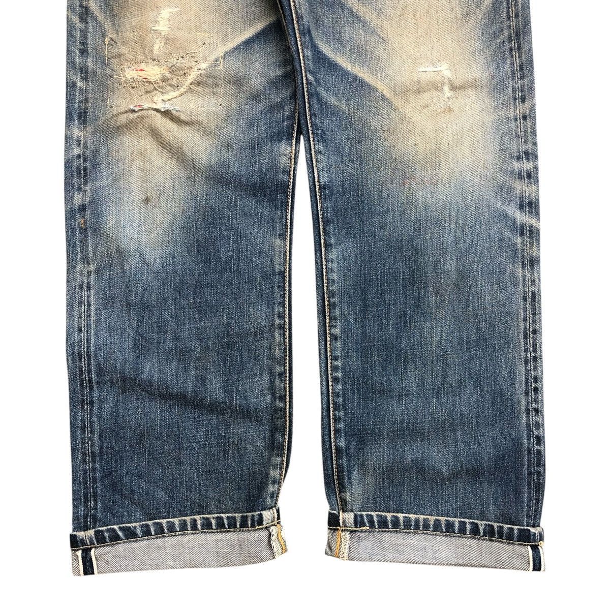 Levi's Vintage Clothing Vintage 70s Levis LVC Big E Distressed Selvedge Denim Size US 29 - 6 Thumbnail