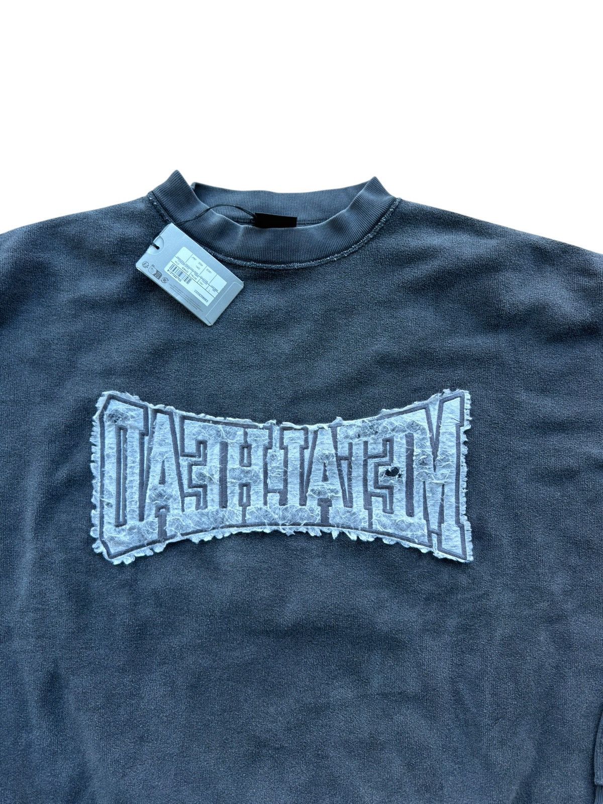 Balenciaga *RARE* BALENCIAGA DEMNA METALHEAD INSIDE OUT CREWNECK LARGE Size US L / EU 52-54 / 3 - 6 Thumbnail