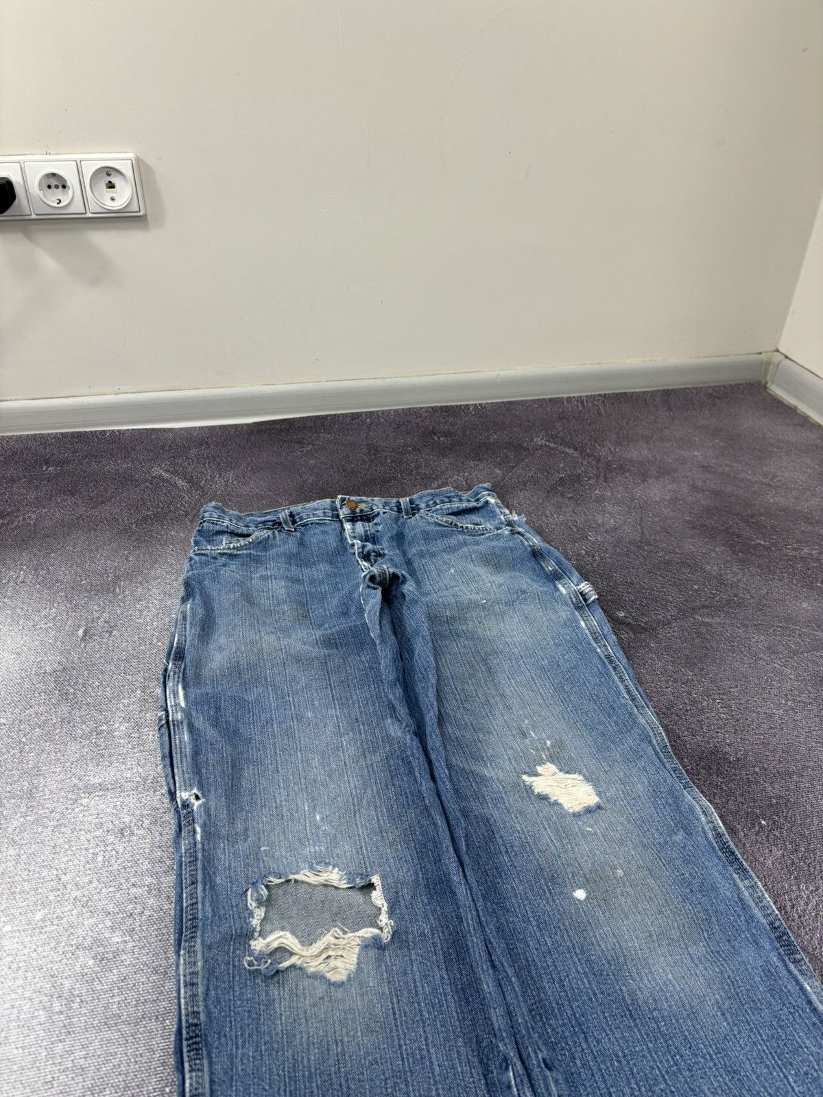 Dickies Vintage Dickies Workwear Y2K American Work Baggy Denim Jeans Size US 32 / EU 48 - 12 Thumbnail