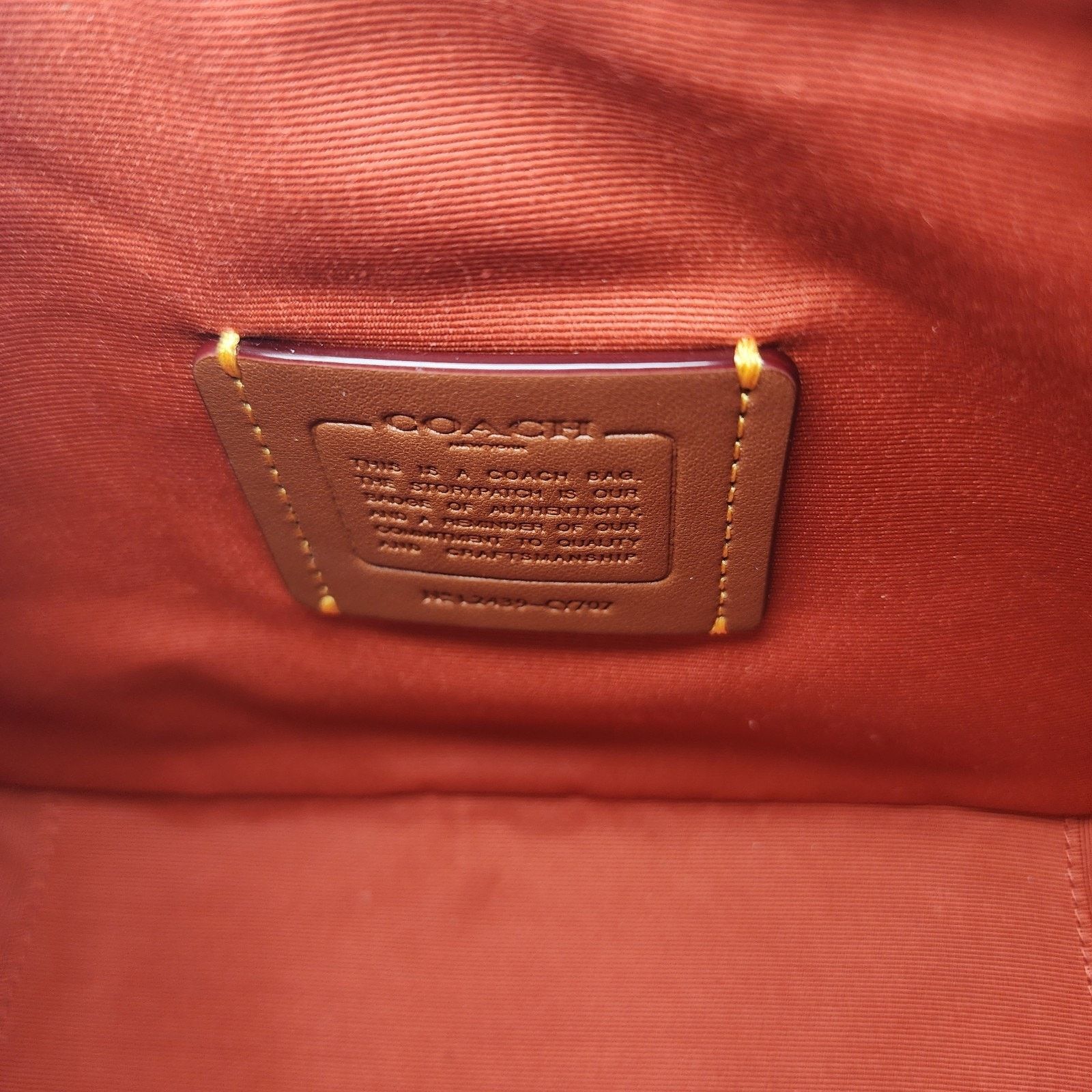 Coach NWT Coach CY707 Kailey Shoulder Bag Leather Deep Orange Size ONE SIZE - 7 Thumbnail