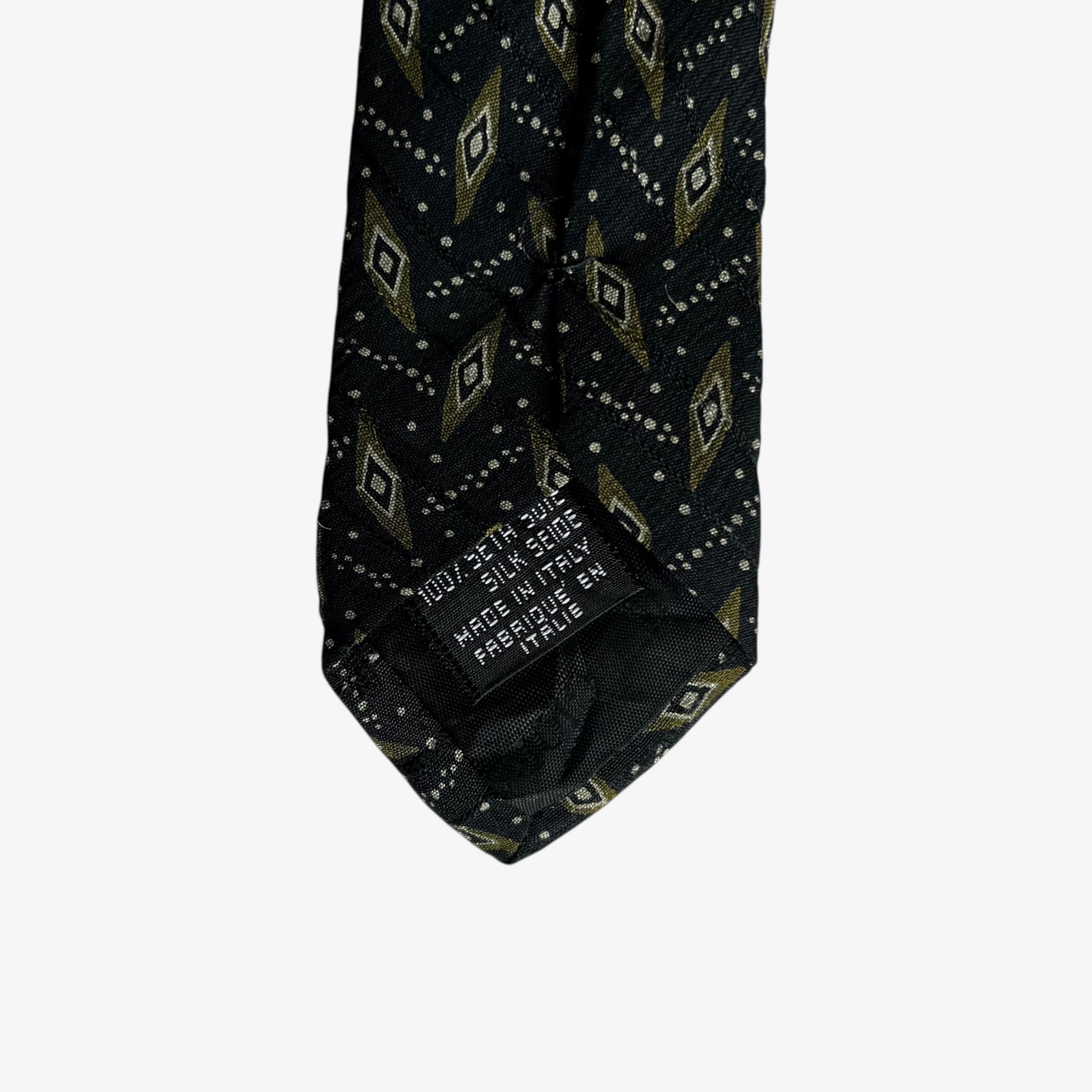 Giorgio Armani Vintage 90s Giorgio Armani Abstract Geometric Print Silk Tie Size ONE SIZE - 4 Thumbnail