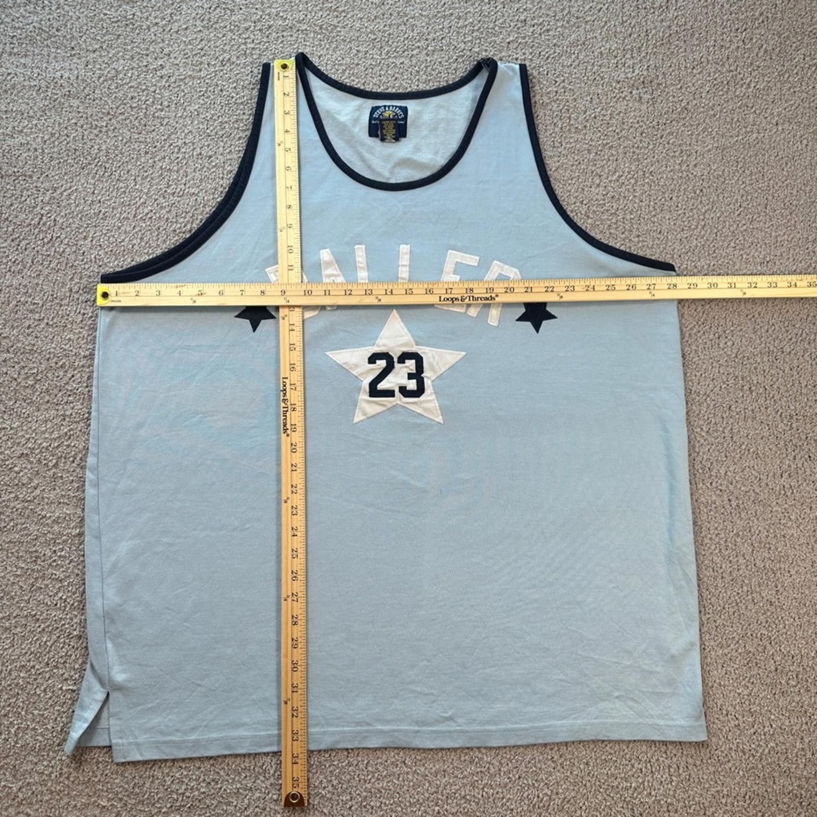 Steve And Barrys Steve & Barrys Baller 23 Basketball Jersey Men 3XL Blue Tank Size US XXL / EU 58 / 5 - 2 Thumbnail