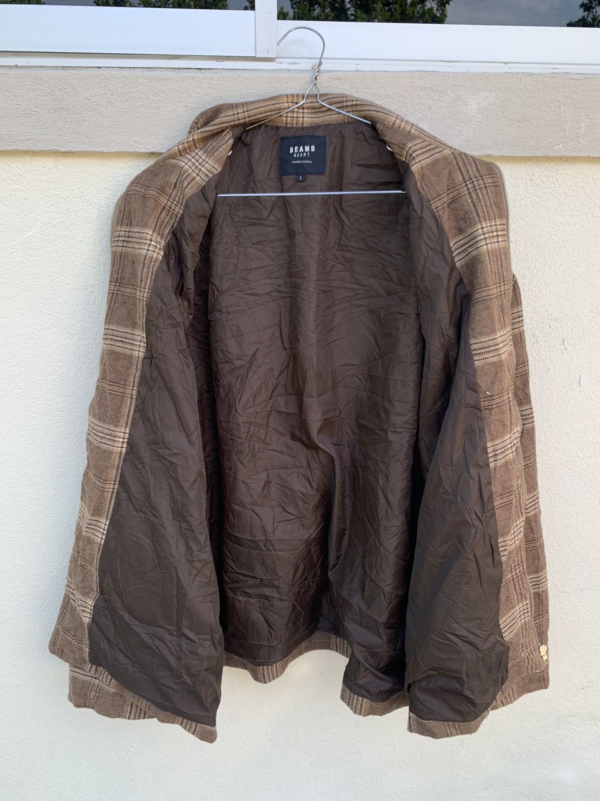 Beams Plus Steals Beams Heart Checkered Style Zipper Jacket Size US L / EU 52-54 / 3 - 4 Thumbnail