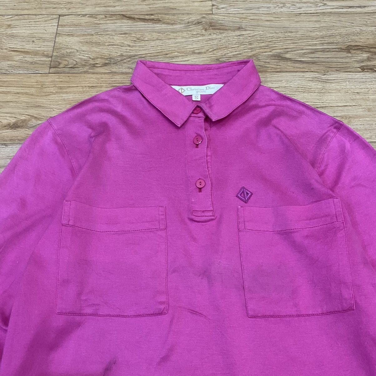 Christian Dior Monsieur Cristian Dior Sports Half Button Polo Long Sleeve Size S / US 4 / IT 40 - 9 Thumbnail