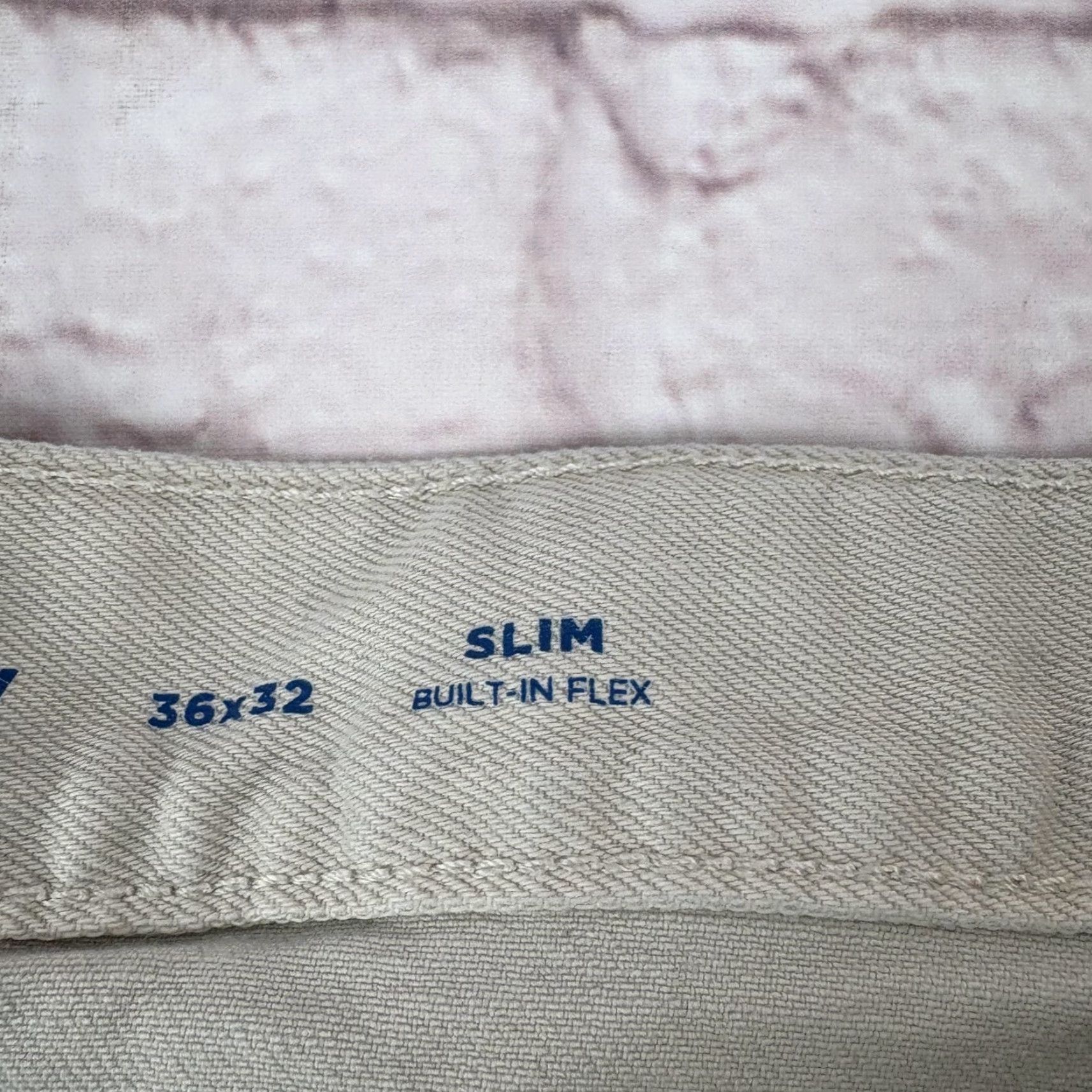 Old Navy Old Navy Jeans Mens 36x32 Slim Built-In Flex Denim Khaki 5 Pocket Stretch Straight Casual Denim Shirt? Size US 36 / EU 52 - 4 Thumbnail