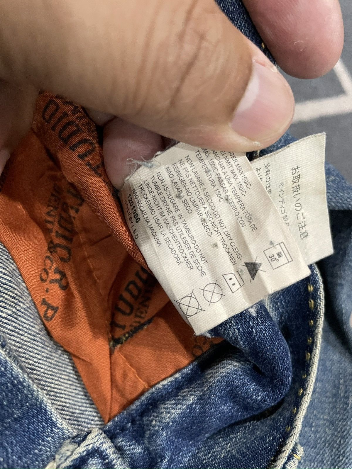 If Six Was Nine Flared Stonewash Jeans Size US 35 - 18 Thumbnail