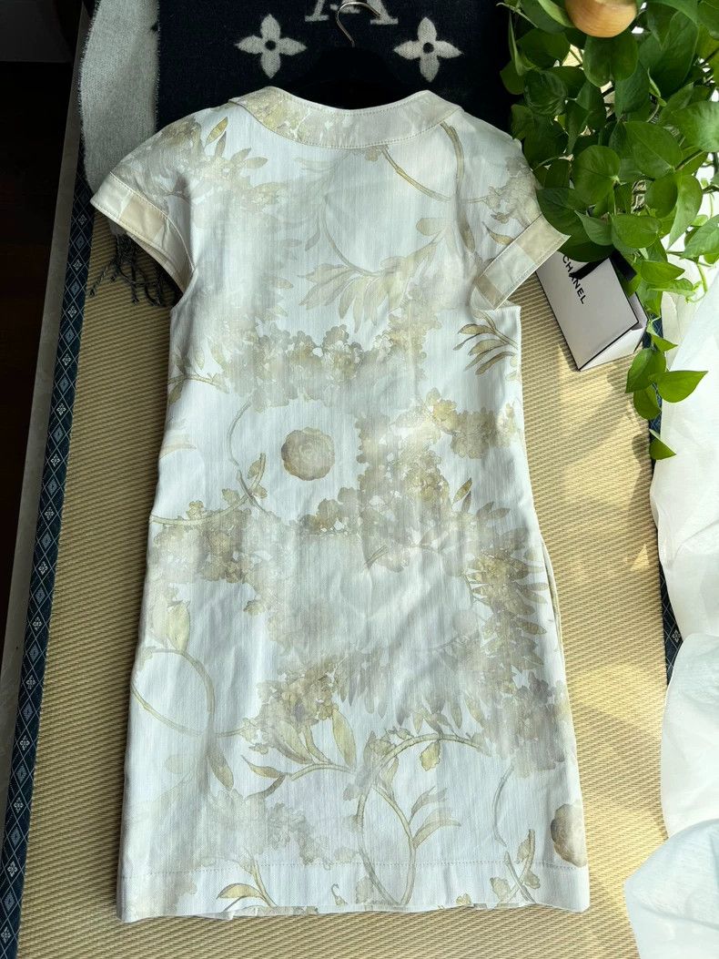 Chanel Chanel Greek series Double C gold coin buckle floral stitch Size XXS / US 00 / IT 34 - 2 Thumbnail