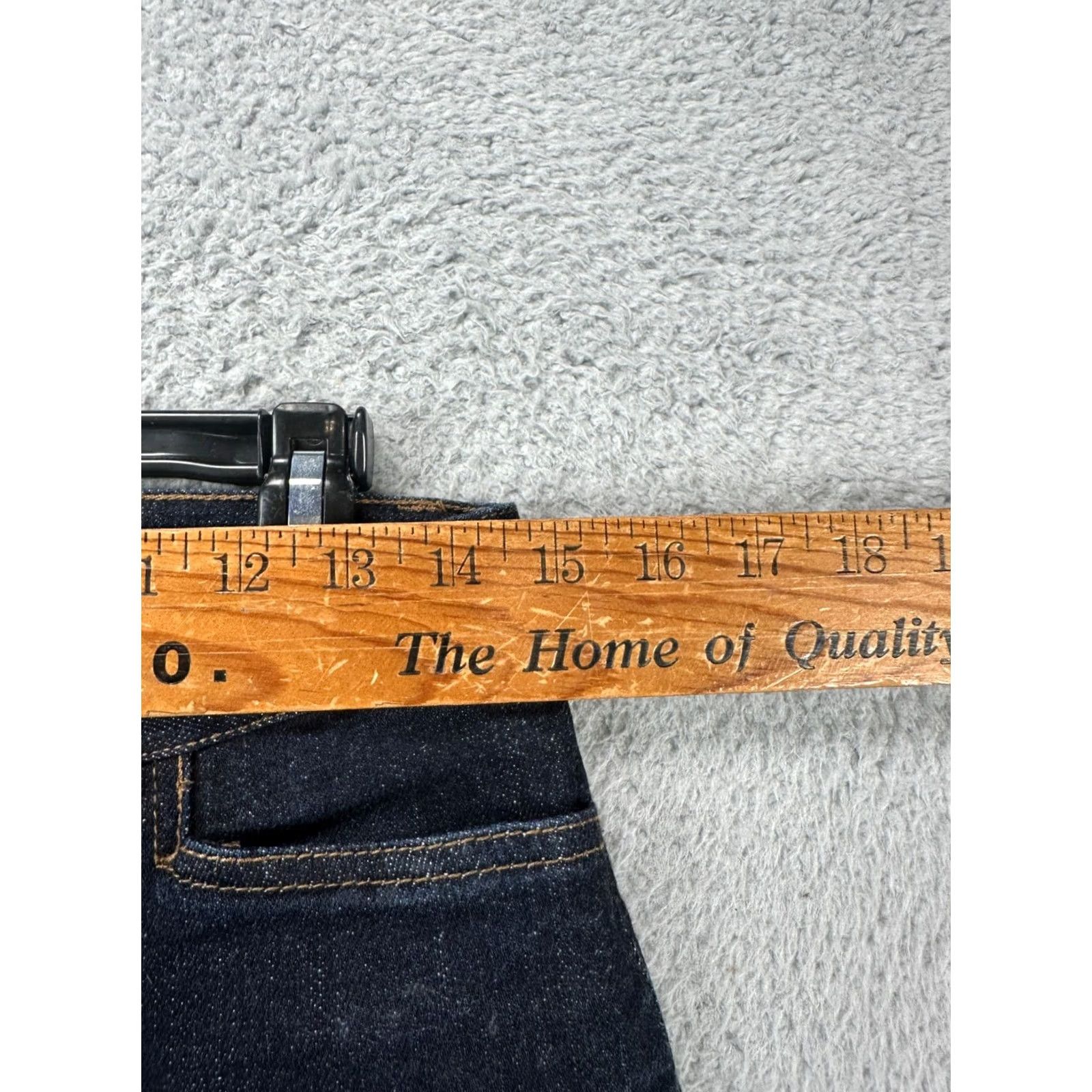 Ralph Lauren Lauren Ralph Lauren Jeans Womens Petite Blue Straight Crop Denim Dark Wash Size 26" / US 2 / IT 38 - 5 Thumbnail